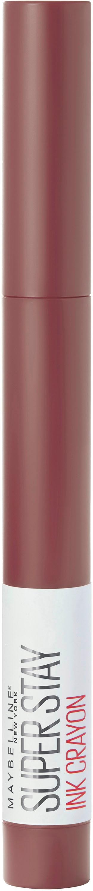 MAYBELLINE NEW YORK Lippenstift »Super Stay Ink Crayon«, mit natürlichen Inhaltstoffen
