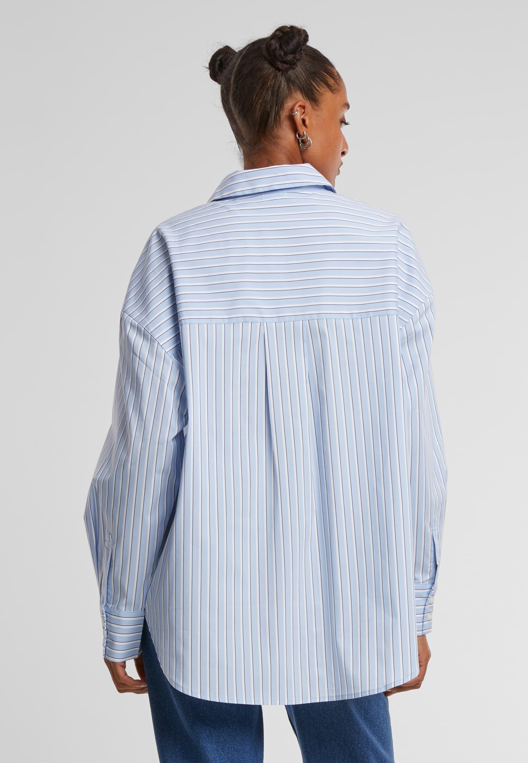 URBAN CLASSICS Klassische Bluse »Urban Classics Ladies Oversized Striped Blouse«
