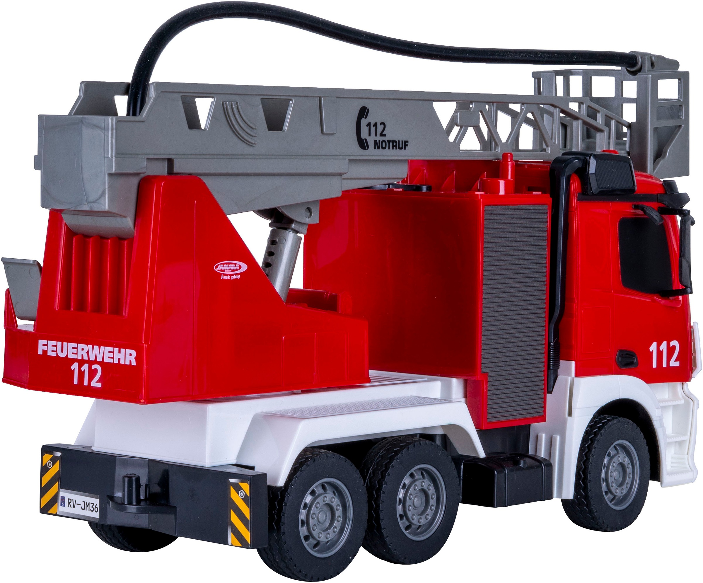 Jamara RC-LKW »Feuerwehr Drehleiter Mercedes -Benz Antos 2,4GHz«, mit Spritzfunktion; LED-Licht; Maßstab 1:26