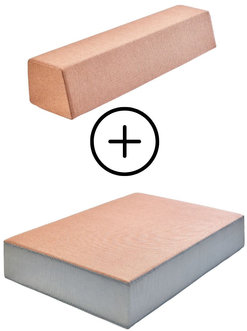 Hipp-Hopp - das Hüpfpolster Weichbodenmatte »Hüpfpolster S, Lounge Outdoor + Rückenpolster S Gerade Lounge Outdoor« Made in Germany