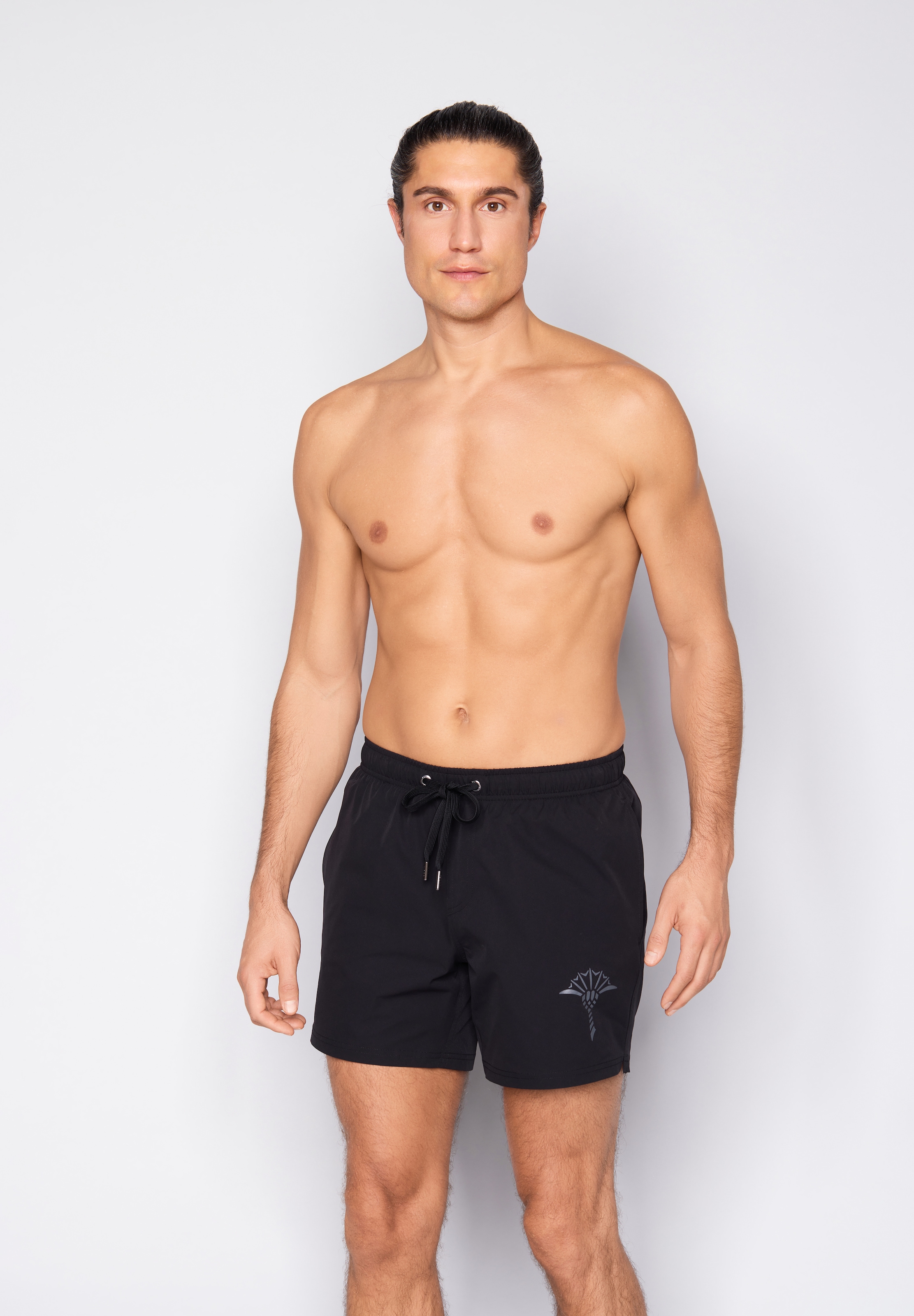 JOOP! Badeshorts »Solid Cornflower« mit seitlichen Taschen und Tunnelzug