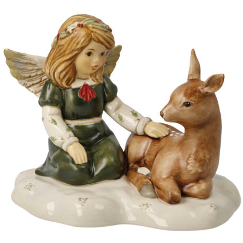 Goebel Engelfigur »Engel - Beschützt sollst Du sein, Weihnachtsdeko, Höhe ca. 11 cm«, Sammlerfigur, Weihnachtsfigur, Dekofigur aus Steingut