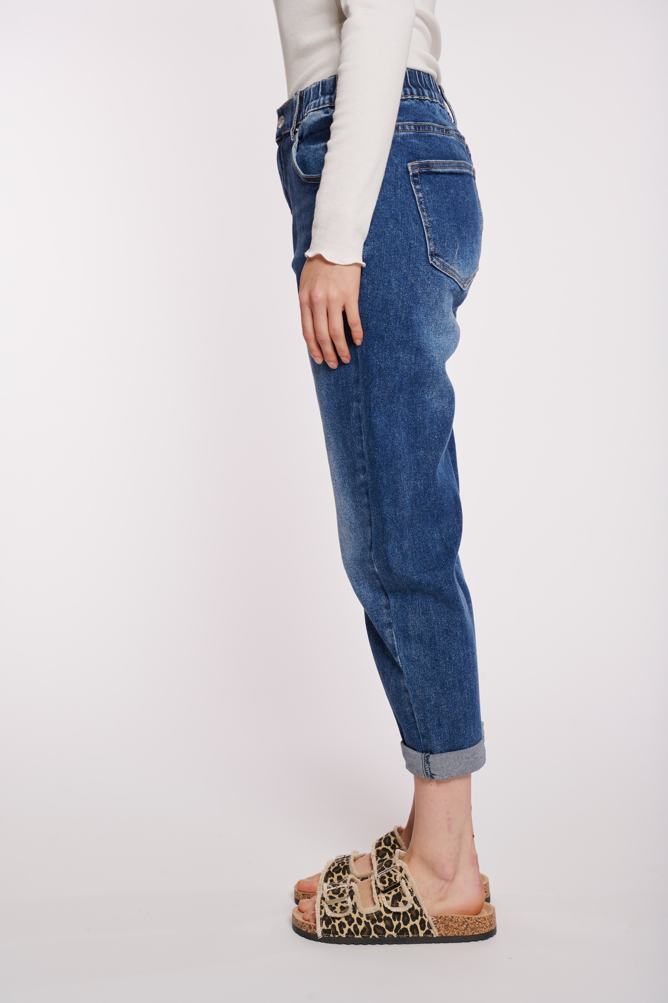 HaILY’S High-waist-Jeans »LG HW C JN Mirell«, mit Gummizug am Bund