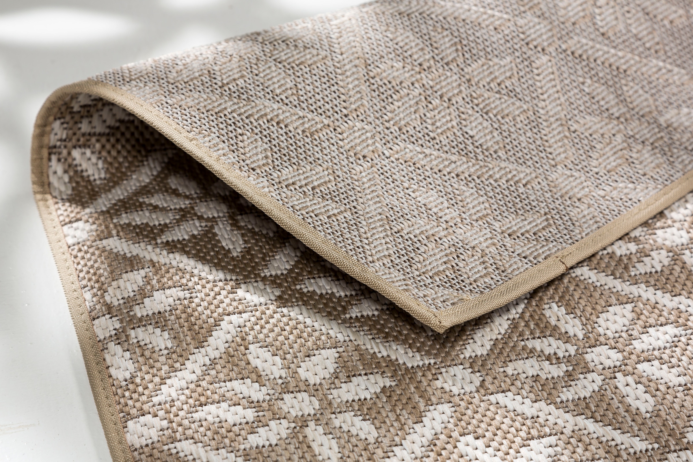 SCHÖNER WOHNEN-Kollektion Teppich »Parkland 6351 221«, rechteckig, 5 mm Höhe, In- und Outdoor geeignet, eleganter Flachflorteppich