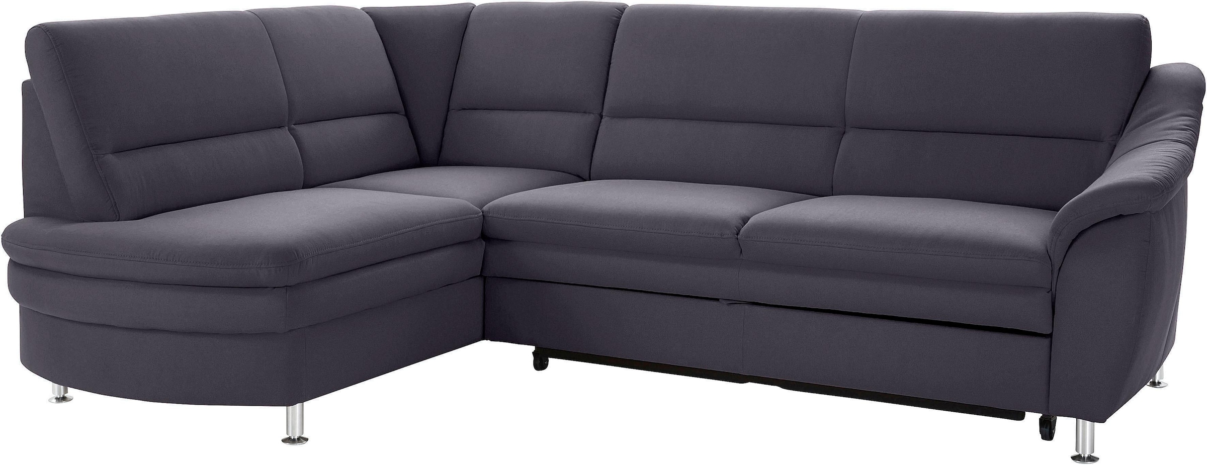 sit&more Ecksofa »Cardoso L-Form«, mit Federkern, wahlweise mit Bettfunktion und Schubkasten