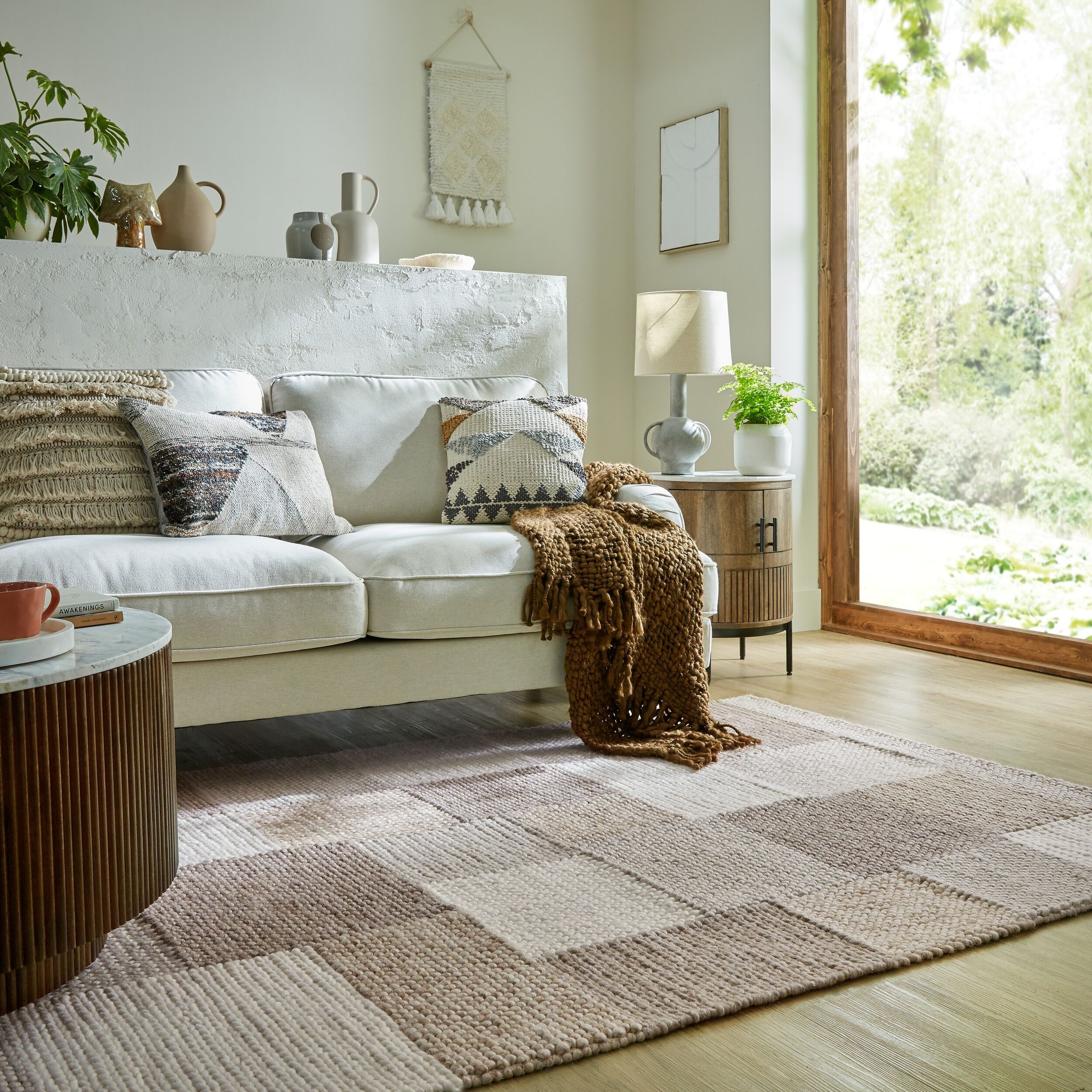 FLAIR RUGS Teppich »Minerals mit Patchwork-Design«, rechteckig, 3 mm Höhe, günstig online kaufen