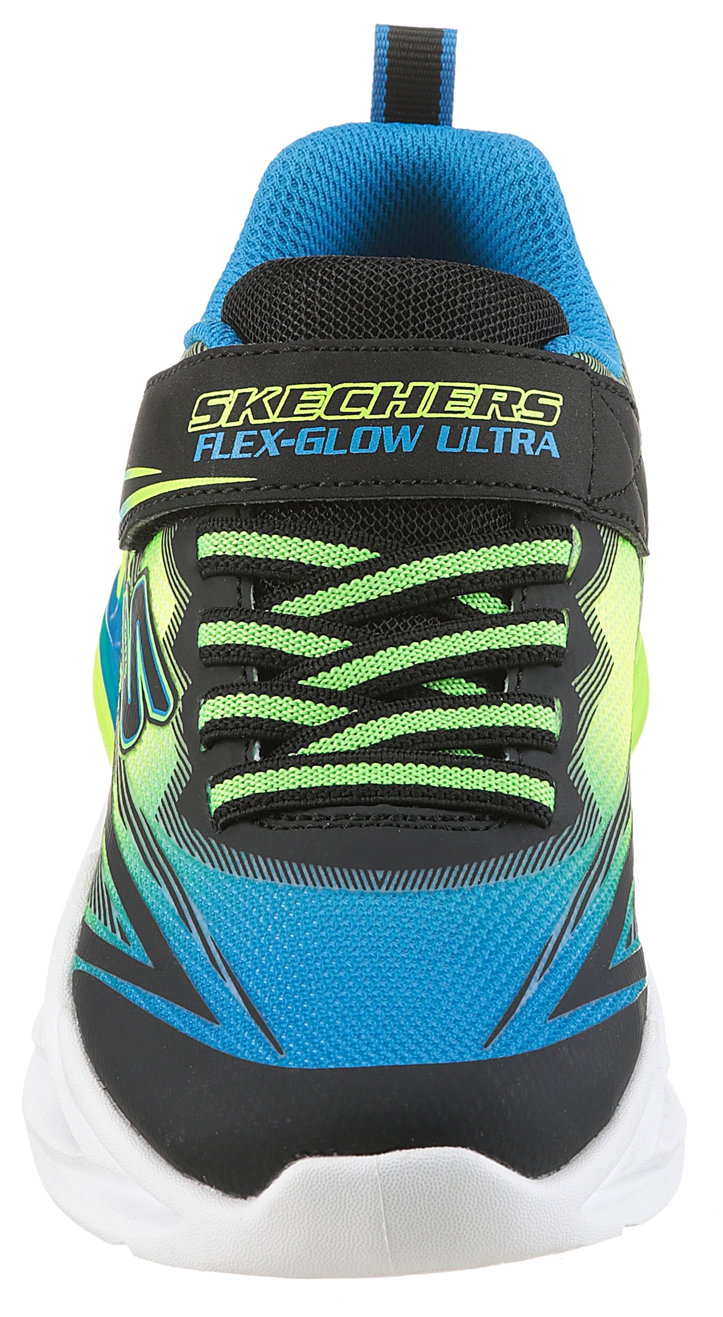 Skechers Sneaker »FLEX-GLOW ULTRA«, Klettschuh zum Schlüpfen, Größenschablone zum Download