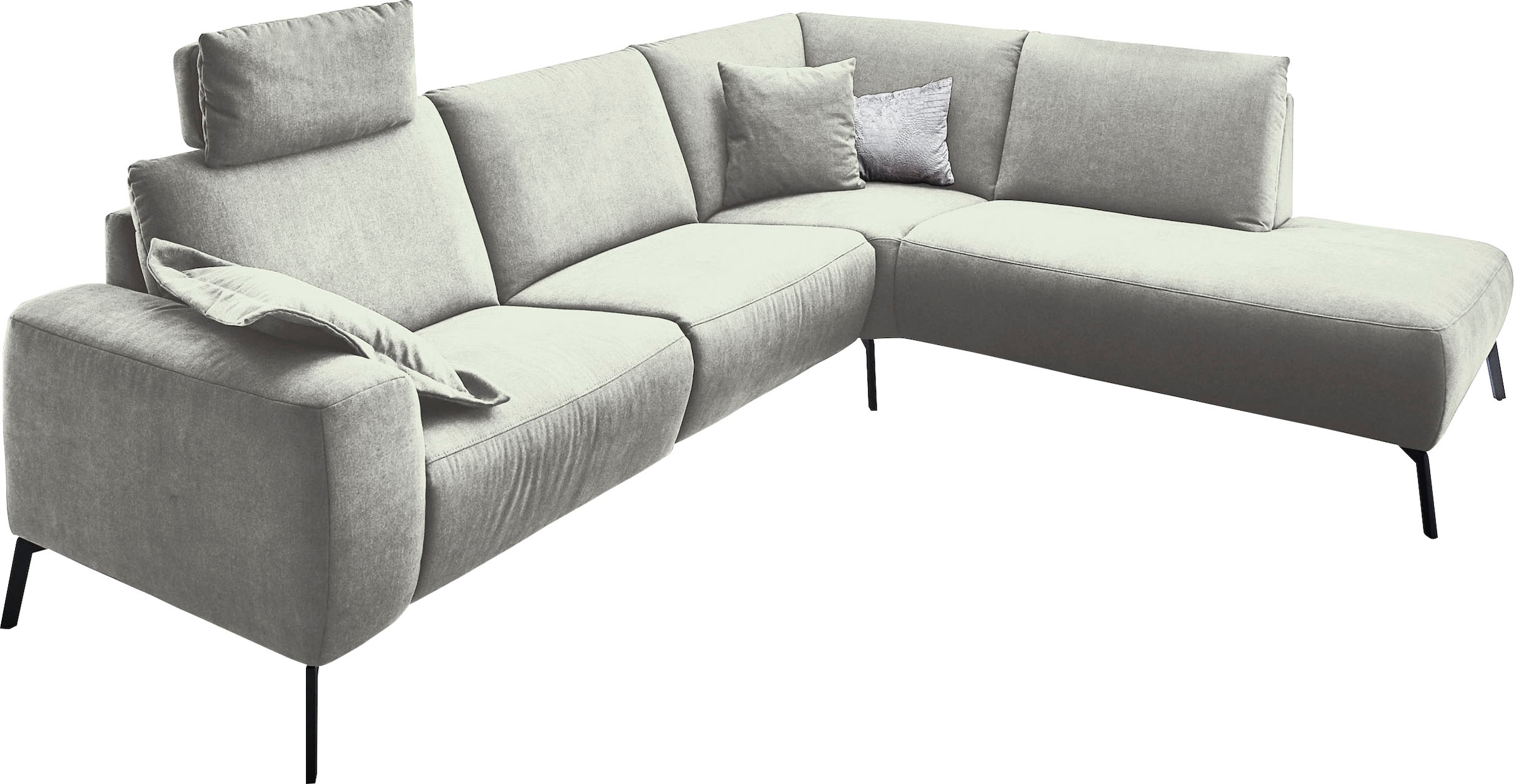 INOSIGN Ecksofa "Bellini L-Form", incl. motorischer Relaxfunktio, wahlweise günstig online kaufen