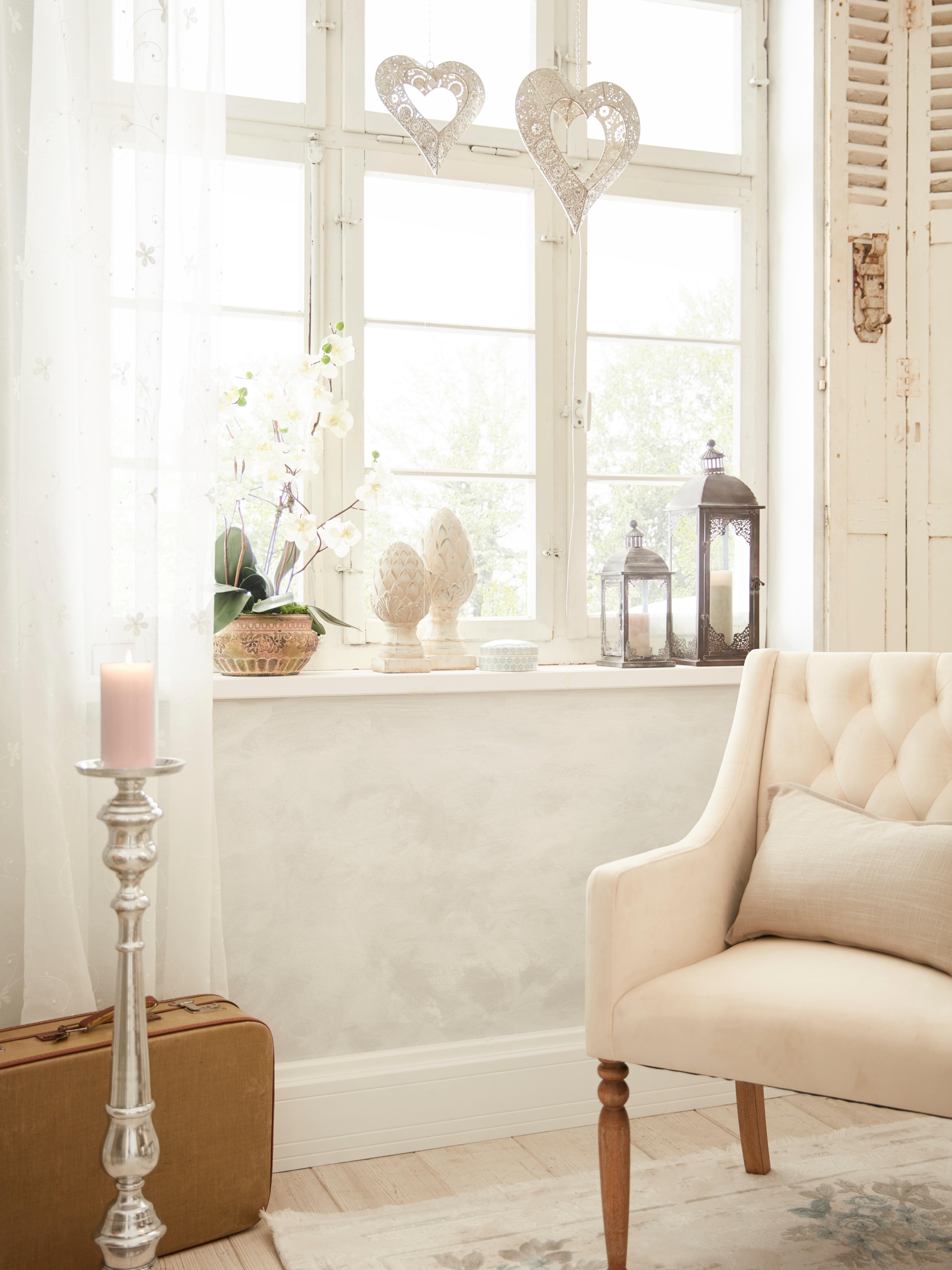 HOMING Gardine »Elise«, (1 St.), Küche, Schlafzimmer, Wohnzimmer