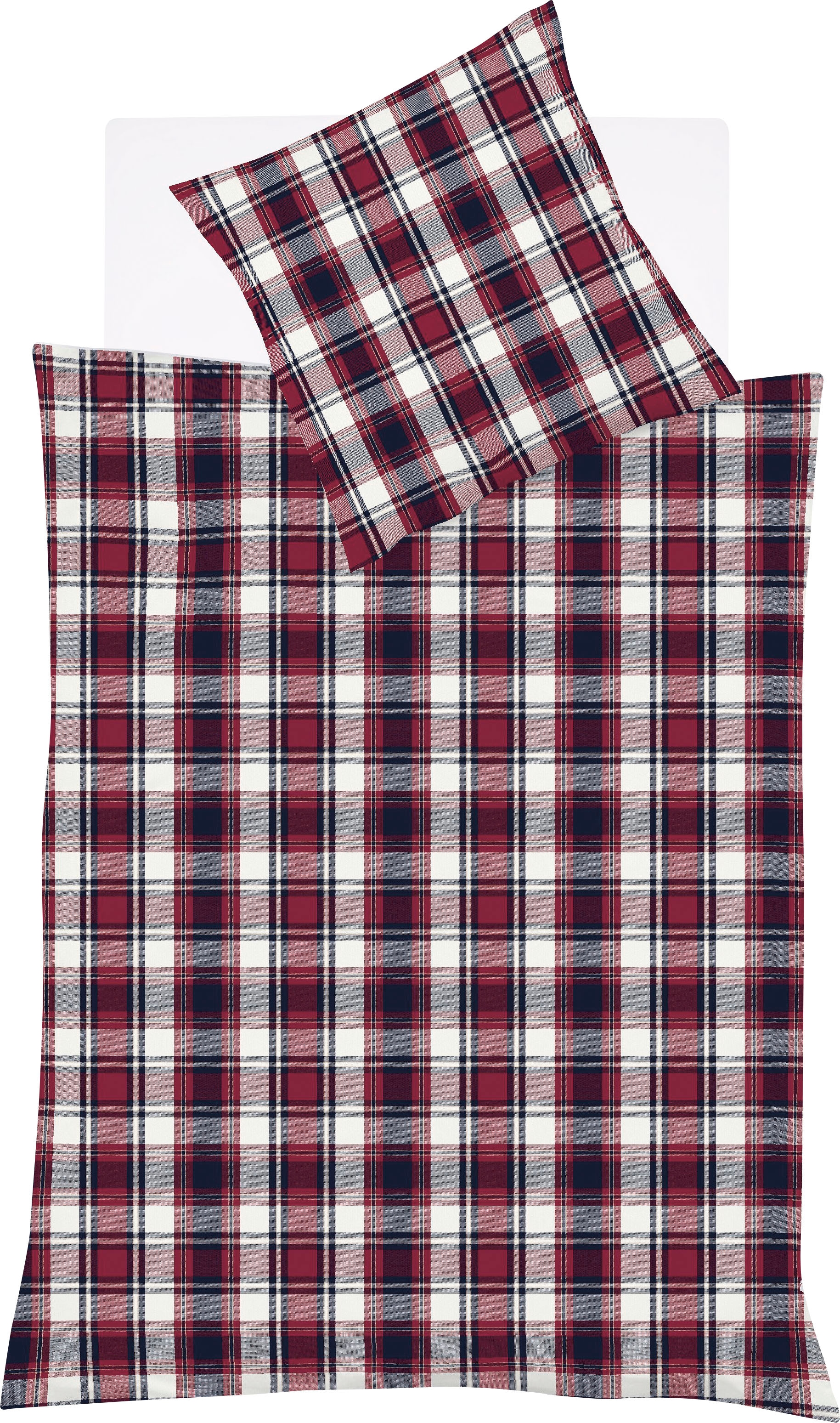 fleuresse Bettwäsche »Lech 4264« 3 Stk. tlg. Edelflanell, Baumwolle, in Gr. günstig online kaufen