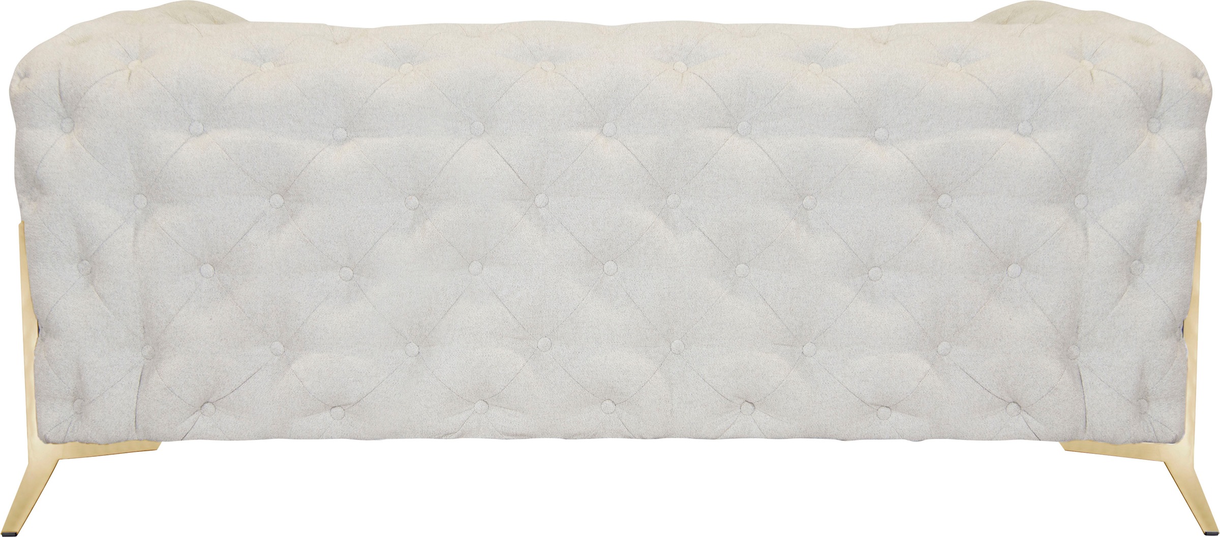 Leonique Chesterfield-Sofa »Amaury«, aufwändige Knopfheftung, moderne Chesterfield Optik, Fußfarbe wählbar