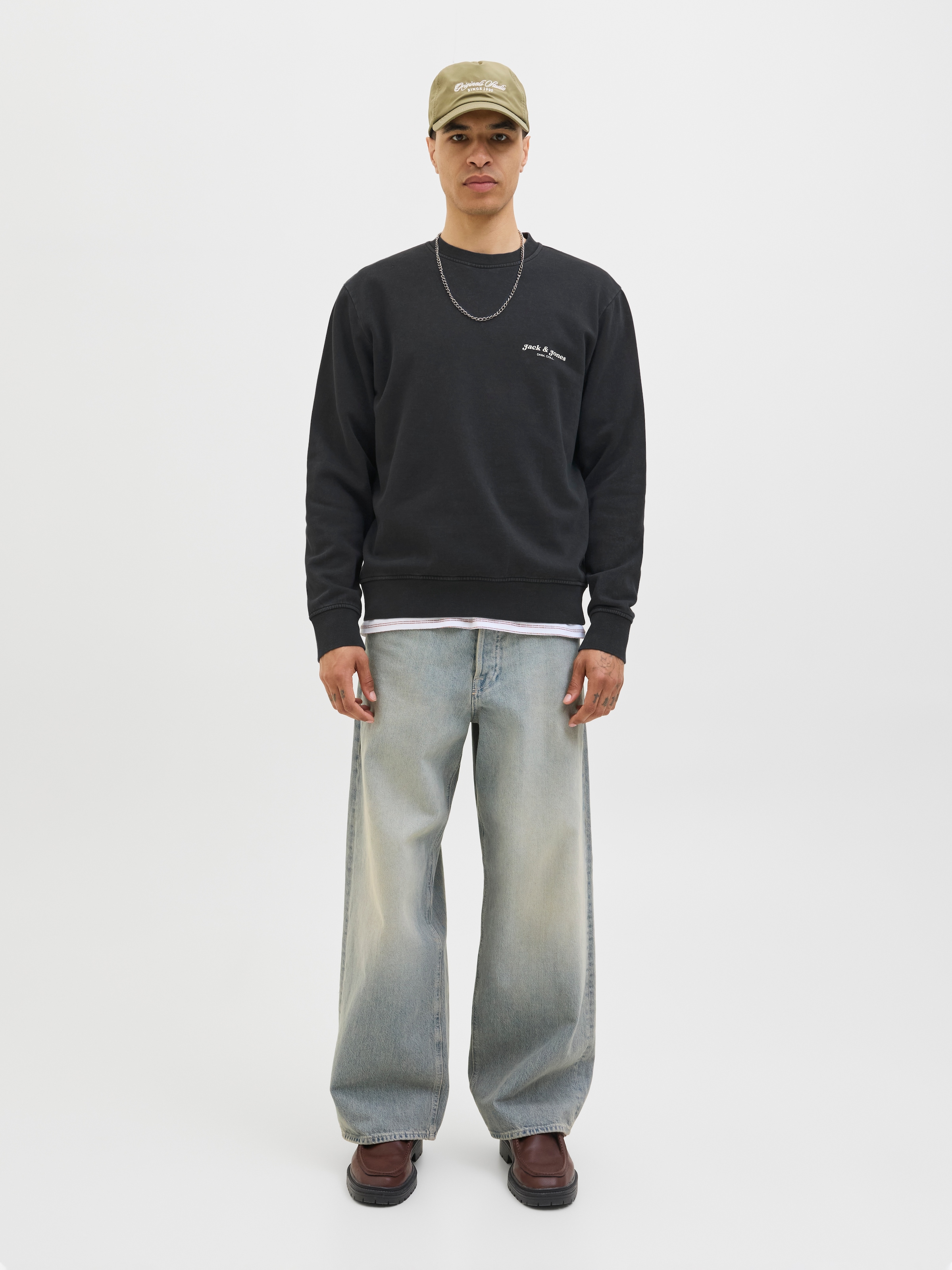 Jack & Jones Sweatshirt »JJEDOVER PRINT SWEAT CREW NECK«