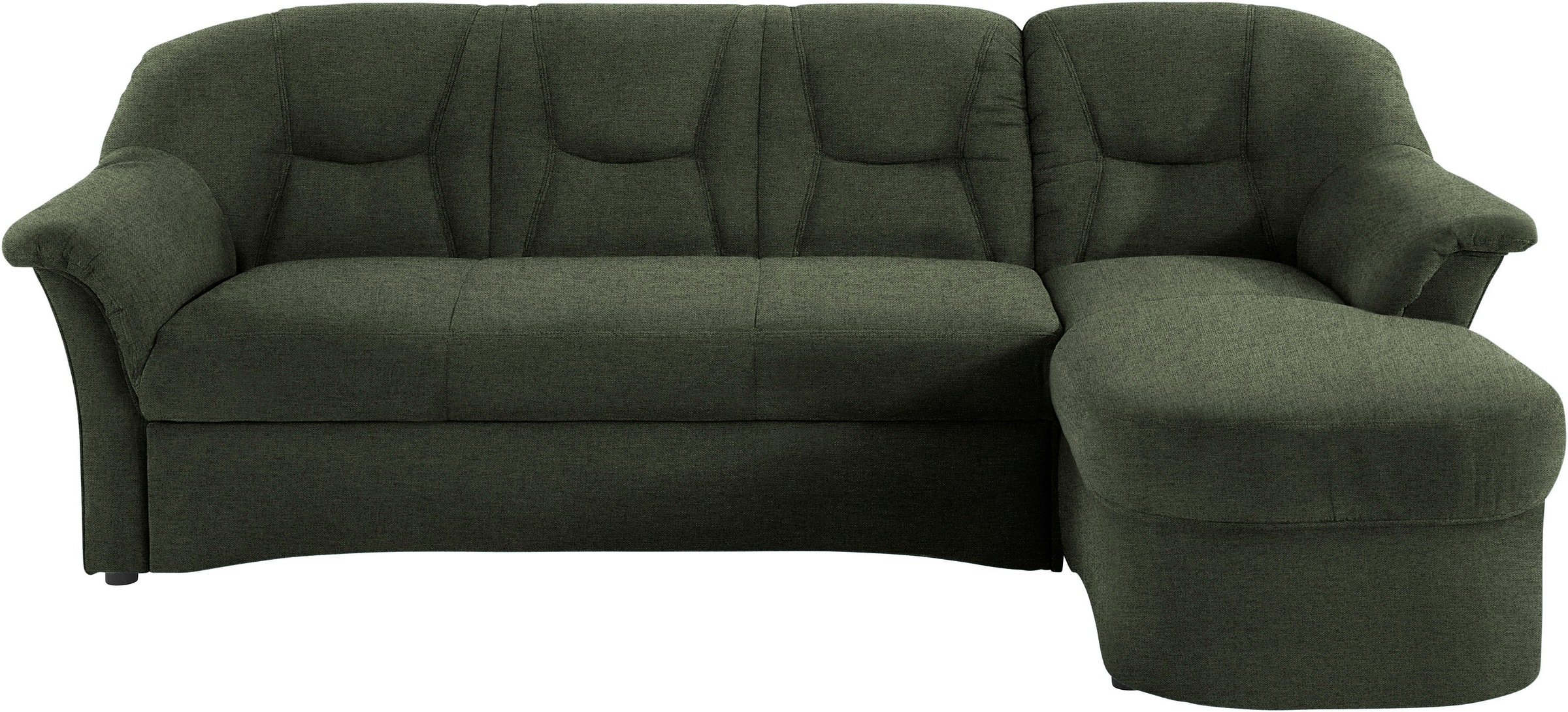 DOMO collection Ecksofa »Sarafina zeitlos und komfortabel, optional mit Federkern, L-Form«, wahlweise mit Bettfunktion