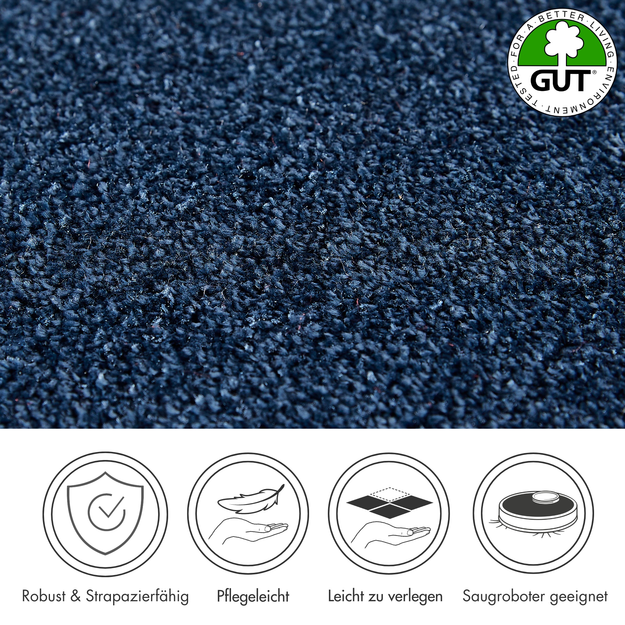 Andiamo Teppichboden »Verona, Velours, Made in Belgium«, rechteckig, 6 mm H günstig online kaufen