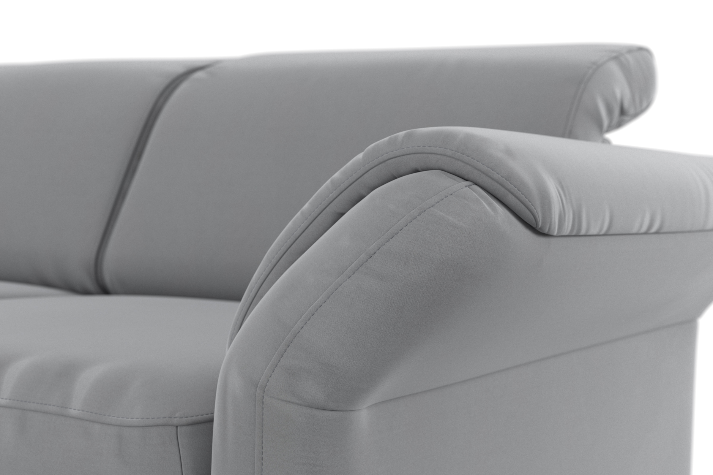 sit&more Ecksofa »Apulia L-Form«, wahlweise Bettfunktion, Bettkasten und Kopf- und Armteilverstellung