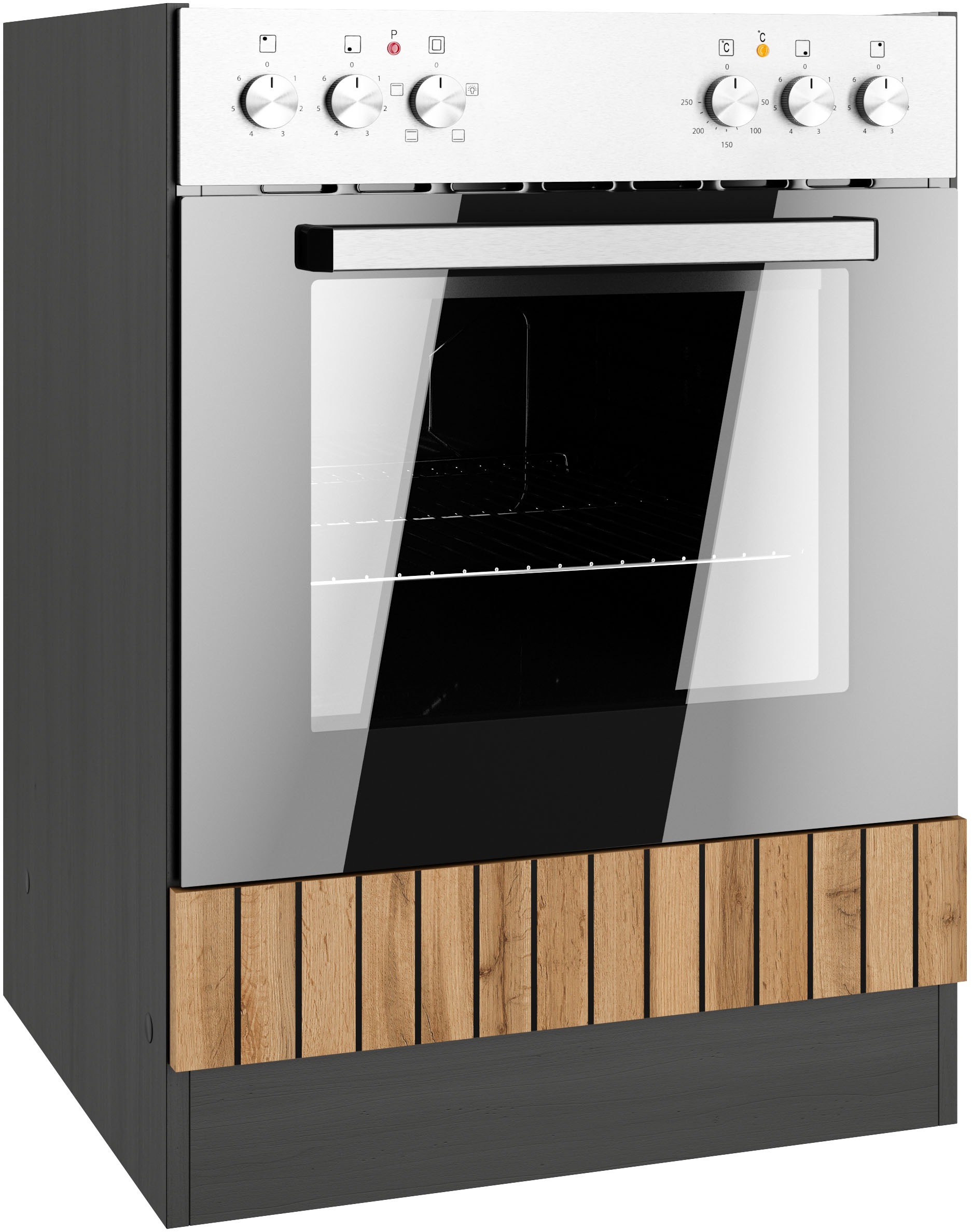 KOCHSTATION Herdumbauschrank "KS-Lagos" Breite 60 cm, passend für alle stan günstig online kaufen