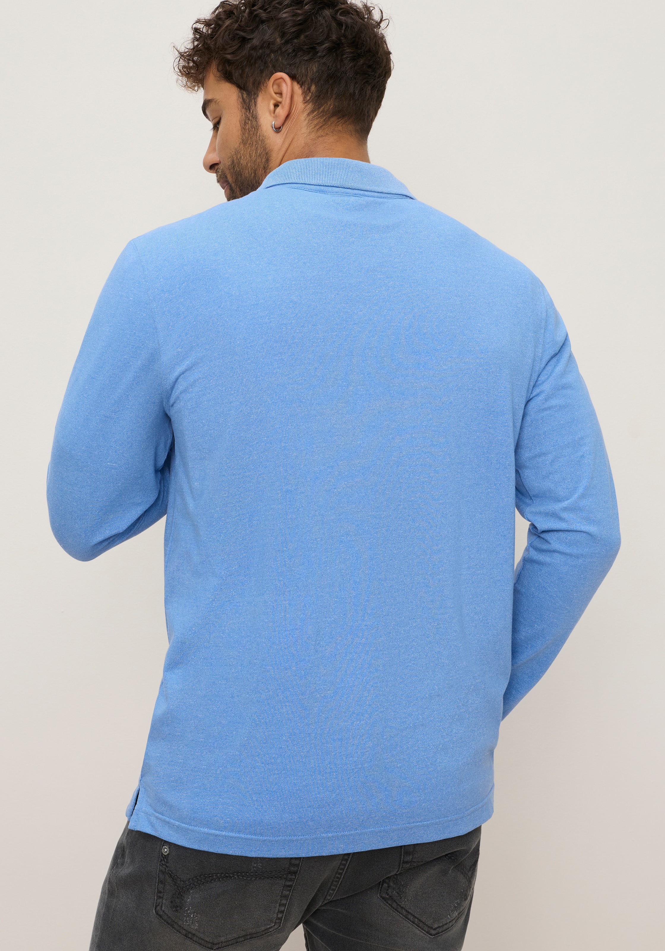 Bruno Banani Langarm-Poloshirt Angenehm weiche Jersey-Qualität trifft auf klassischen Polo-Style