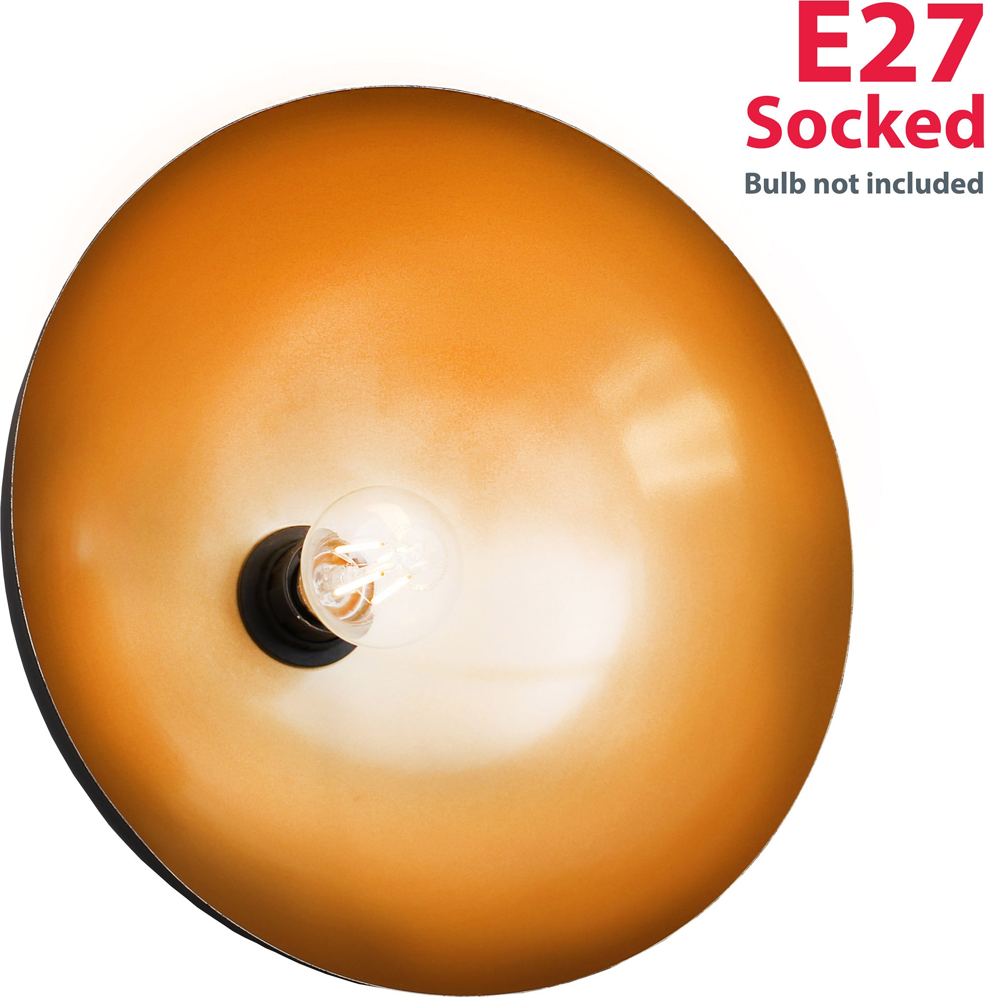 B.K.Licht Pendelleuchte »Auriga«, 2 flammig, Leuchtmittel E27 | ohne Leuchtmittel, LED Design Hängelampe schwarz-gold Hänge-Leuchte Küche Deckenlampe E27