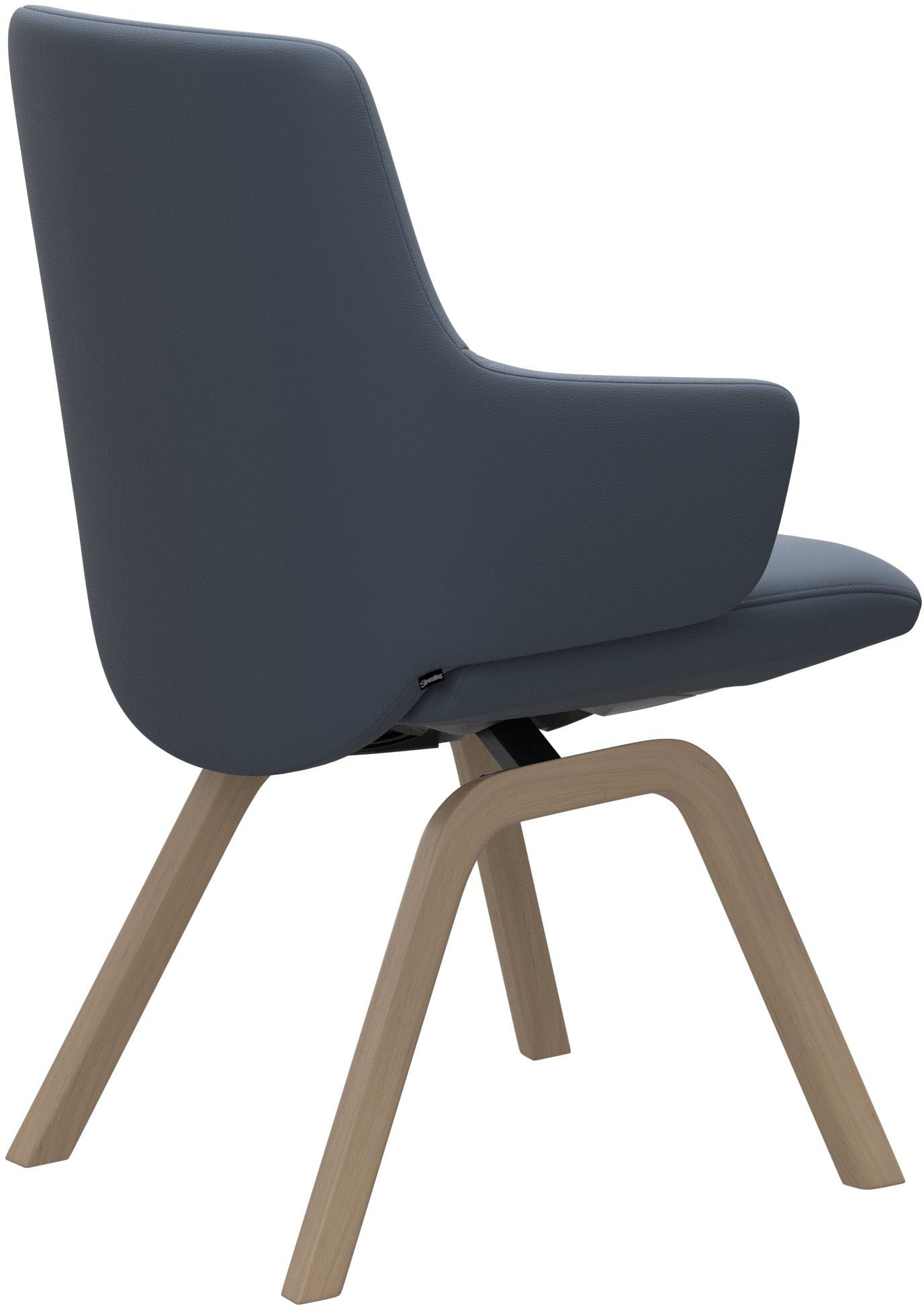 Stressless® Polsterstuhl »Laurel«, Leder PALOMA, Low Back mit Armlehne, Größe L, mit schräggestellten Beinen in Eiche