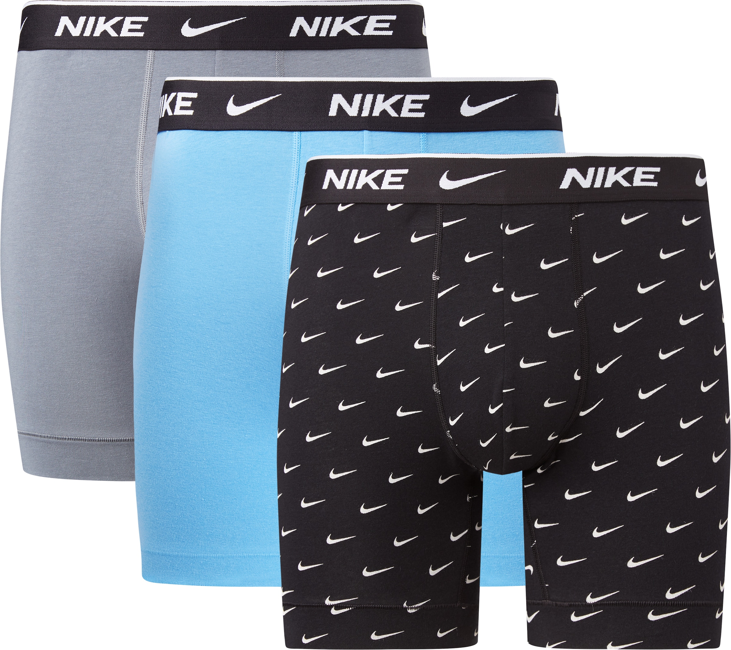 NIKE Underwear Boxer »BOXER BRIEF 3PK« Packung, 3er, 3 Stk. mit Logo-Elastikbund