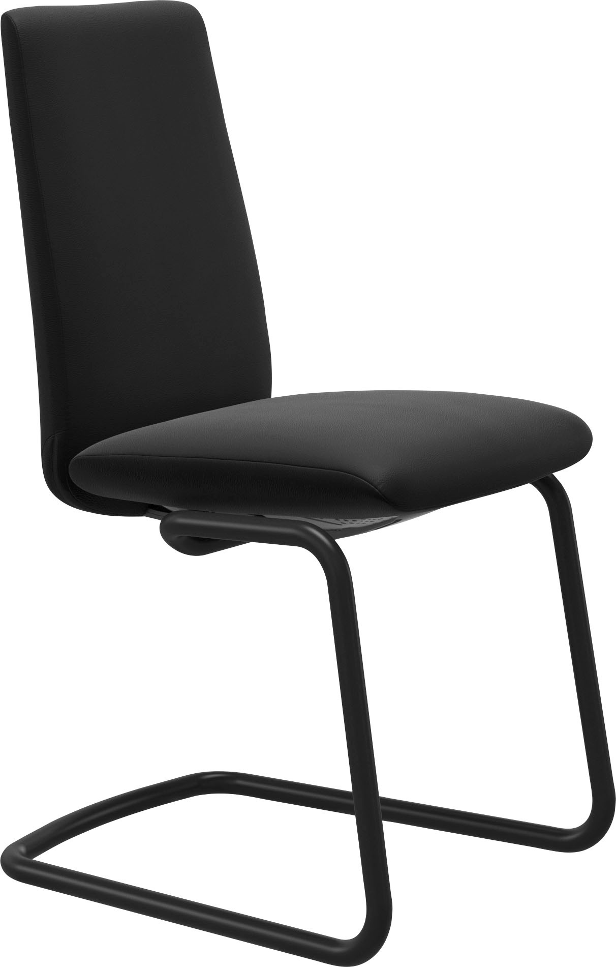 Stressless® Polsterstuhl »Laurel«, Leder PALOMA, Low Back, Größe M, mit Beinen aus Stahl in Schwarz matt
