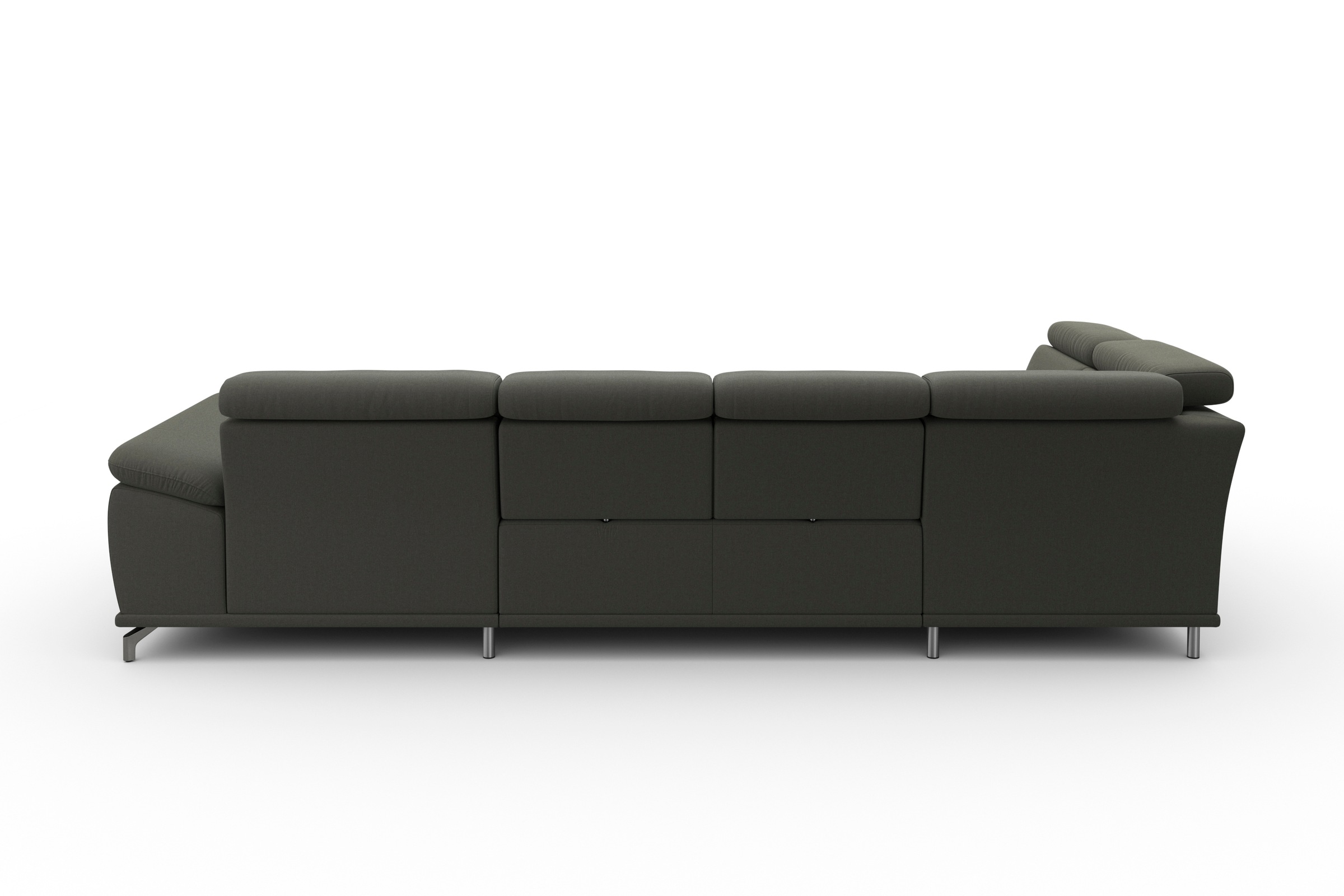 sit&more Wohnlandschaft »Cabrio U-Form, mit Sitztiefenverstellung, Arm- und Kopfteilverstellung«, 3 Nierenkissen, Federkern, optional Bettfunktion und Stauraum