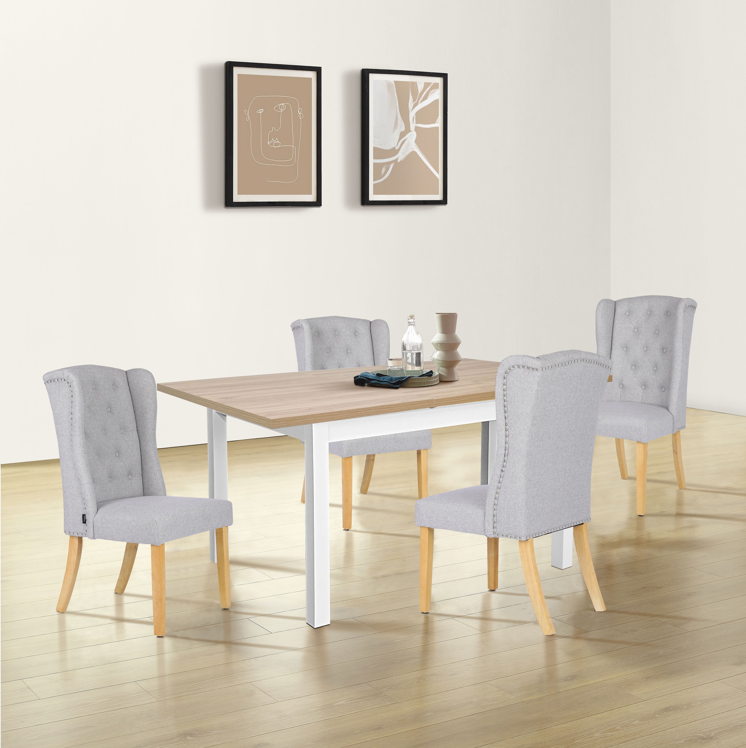 OTTO home Esstisch »Ismund« aus Melamin und MDF Holz, Auszugsfunktion, Brei günstig online kaufen