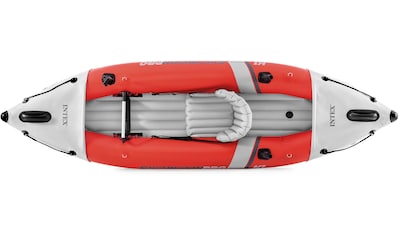 Einerkajak »Boot â€œExcursionPro Kayak K1â€œ Set mit Alu-Paddel + Pumpe«, (Set, 9 St.,...