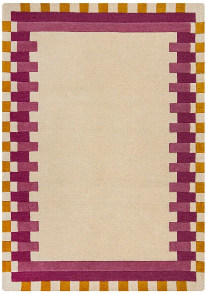 FLAIR RUGS Wollteppich "Kai Wool Border" rechteckig 10 mm Höhe Kai Wool Bor günstig online kaufen