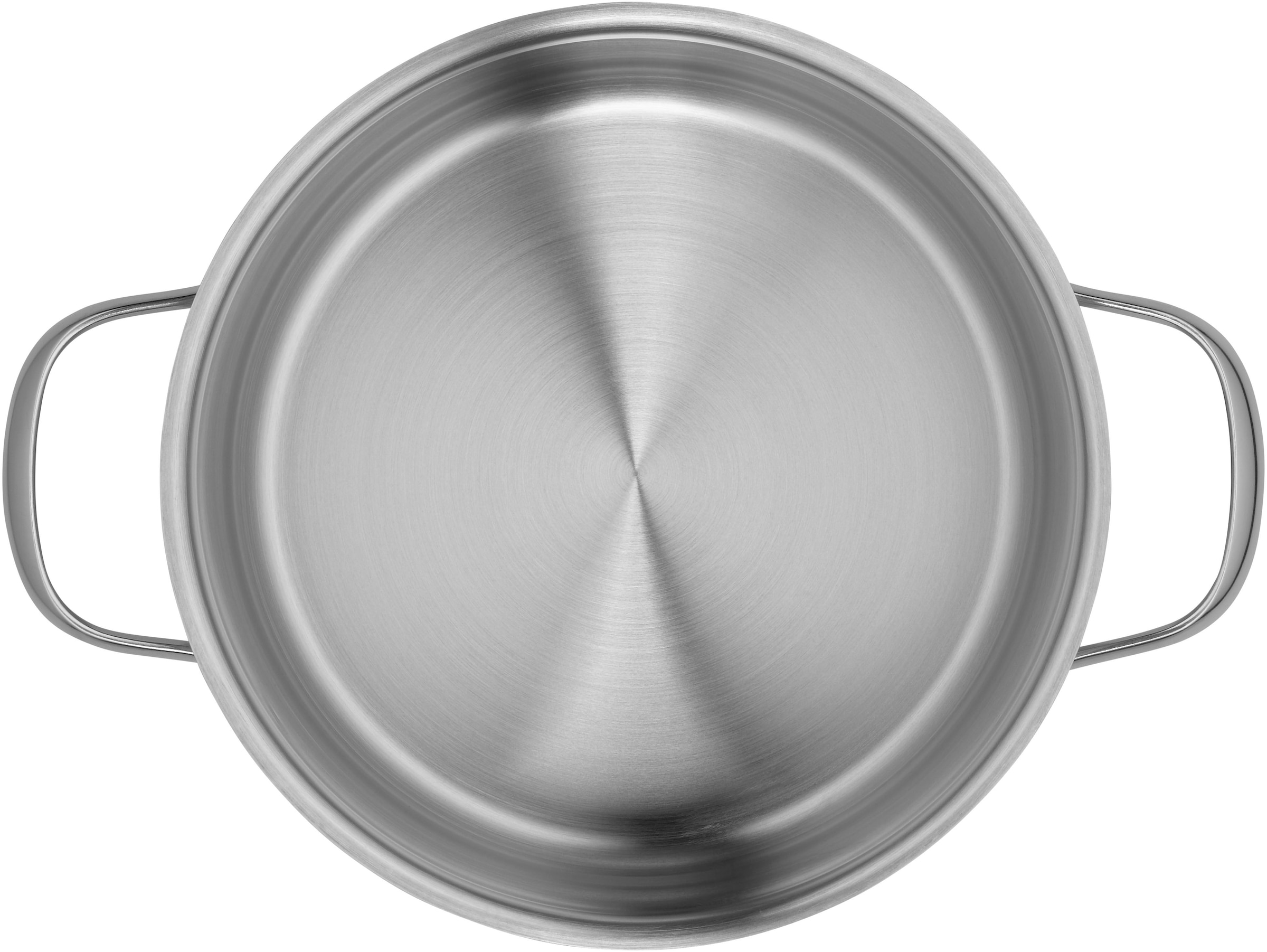 WMF Kochtopf »Provence Plus«, Cromargan® Edelstahl Rostfrei 18/10, (2 tlg.), hochwertiger Glasdeckel, TransTherm-Allherdboden, Schüttrand