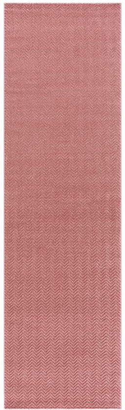 Carpet City Teppich »Friseé-Teppich FANCY805«, rechteckig, 12 mm Höhe, Läufer, Kurzflor, Einfarbig, 3D-Optik, Zickzack Look, Wohnzimmer