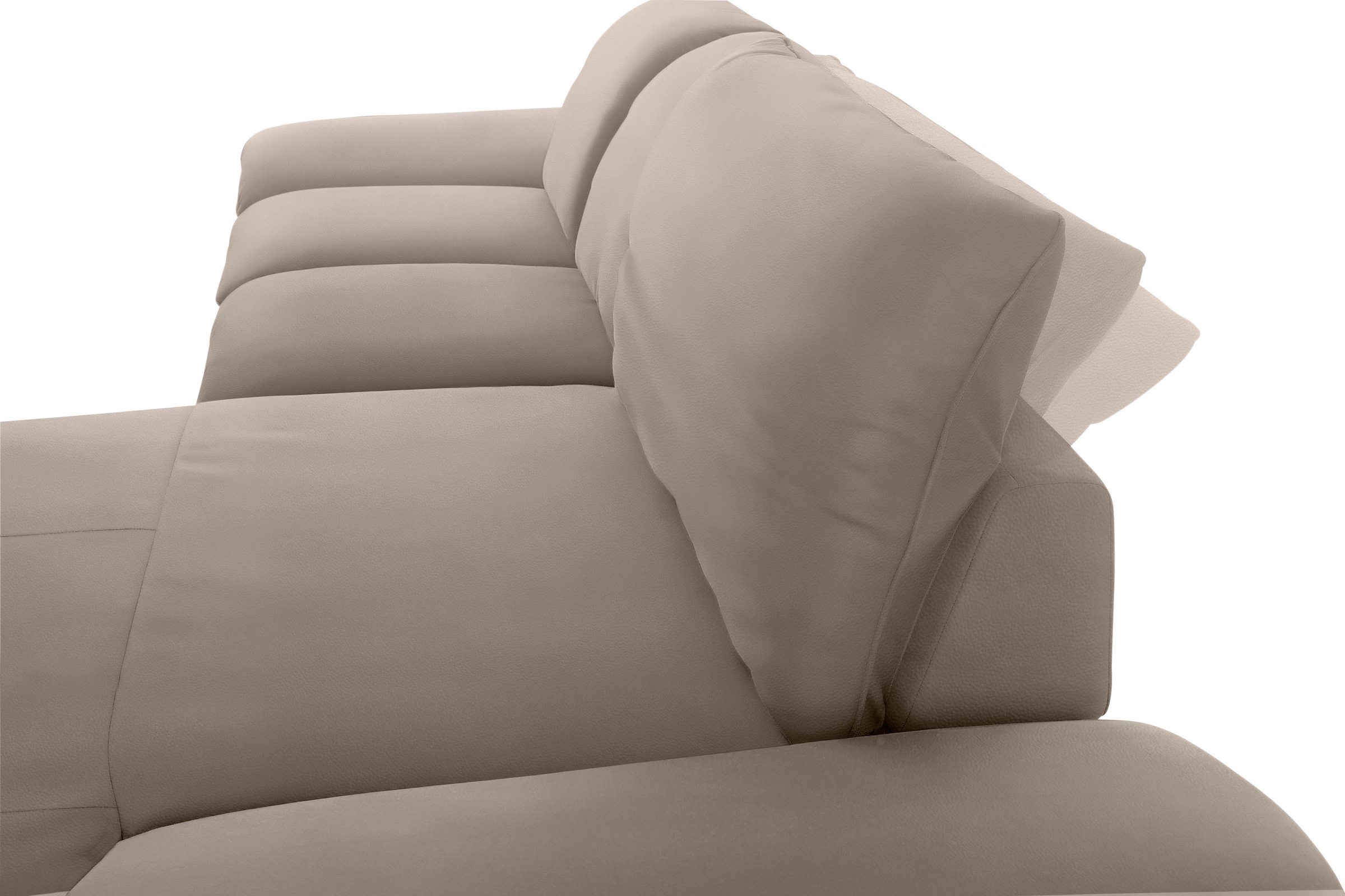 W.SCHILLIG Ecksofa »enjoy&MORE, Designsofa, bequem, zeitlos und elegant, L-Form«, Sitztiefenverstellung, Füße bronze pulverbeschichtet, Breite 310 cm