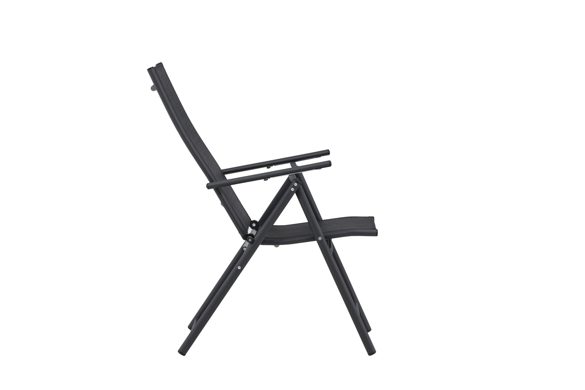 Venture Home Gartenstuhl »Levanzo, 2er-Set Gartenstühle klappbar, belastbar bis 110 kg« () Stuhlset, Stahlrahmen, Textilene-Sitz, klappbar, verstellbare Lehne