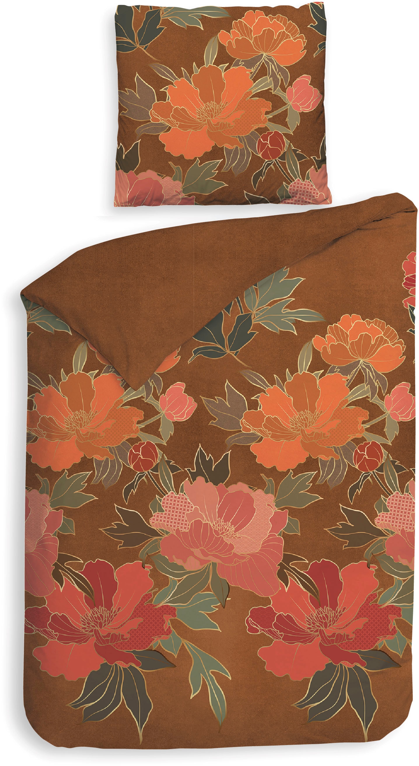 Heckett & Lane Bettwäsche »Francesco« 2 Stk. tlg. hochwertiges Flanell, Bet günstig online kaufen