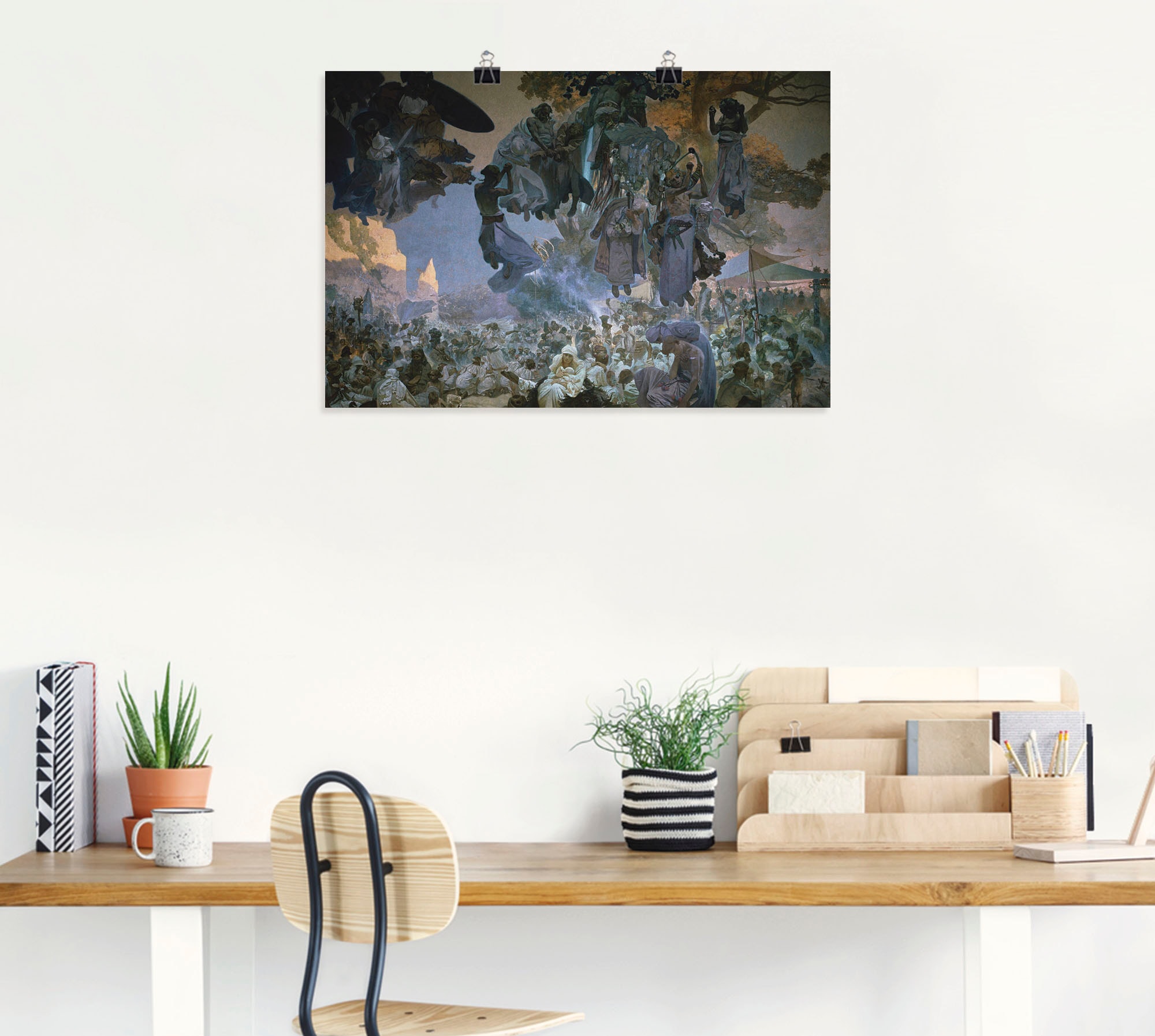 Artland Wandbild »Das slawische Epos: Fest Swantewit«, historische Ereignisse, (1 St.), als Alubild, Leinwandbild, Wandaufkleber oder Poster in versch. Größen