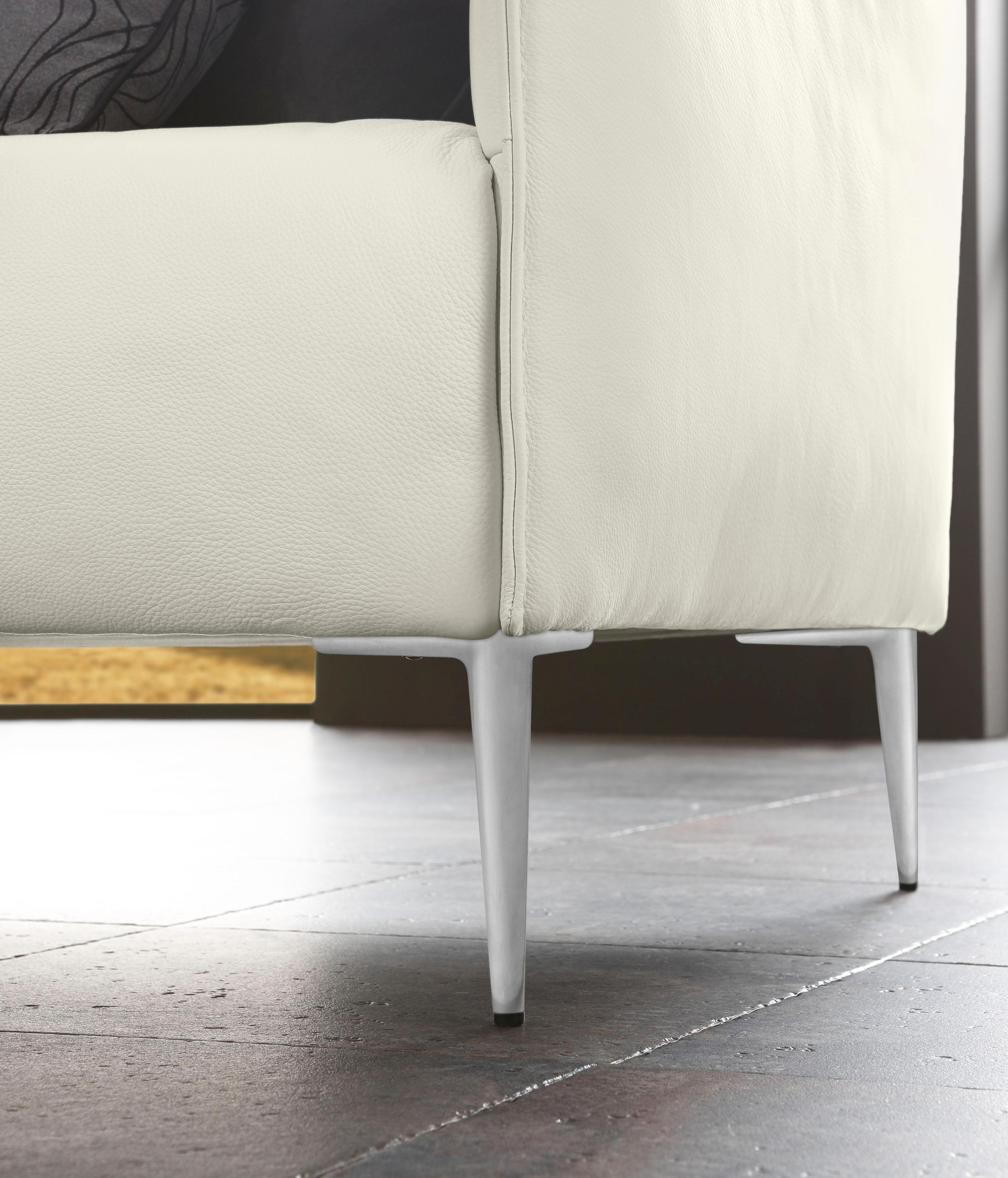 W.SCHILLIG 2,5-Sitzer »sally« mit Metallfüßen in Chrom glänzend, Breite 194 cm