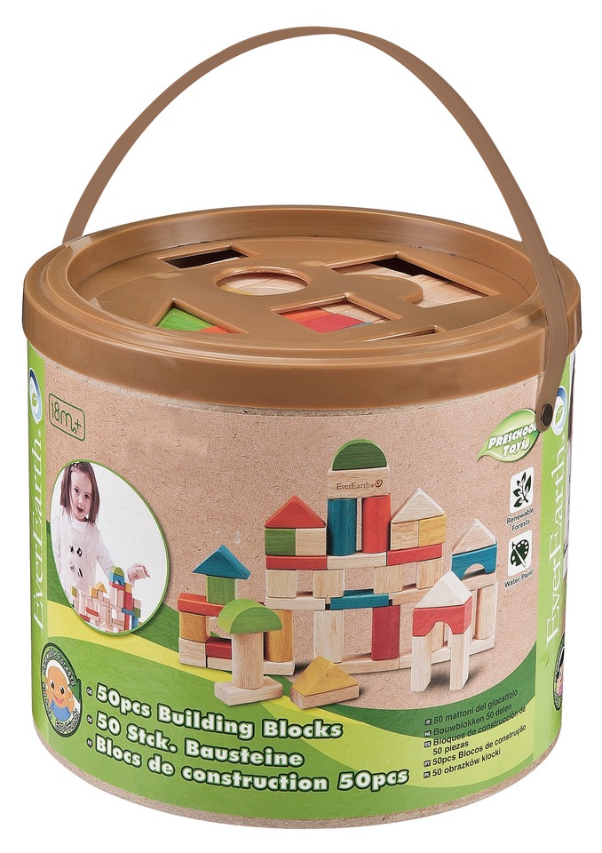 3. Bild von EverEarth® Spielbausteine »Holzbausteine«, (50 St.), FSC®- schützt Wald - weltweit