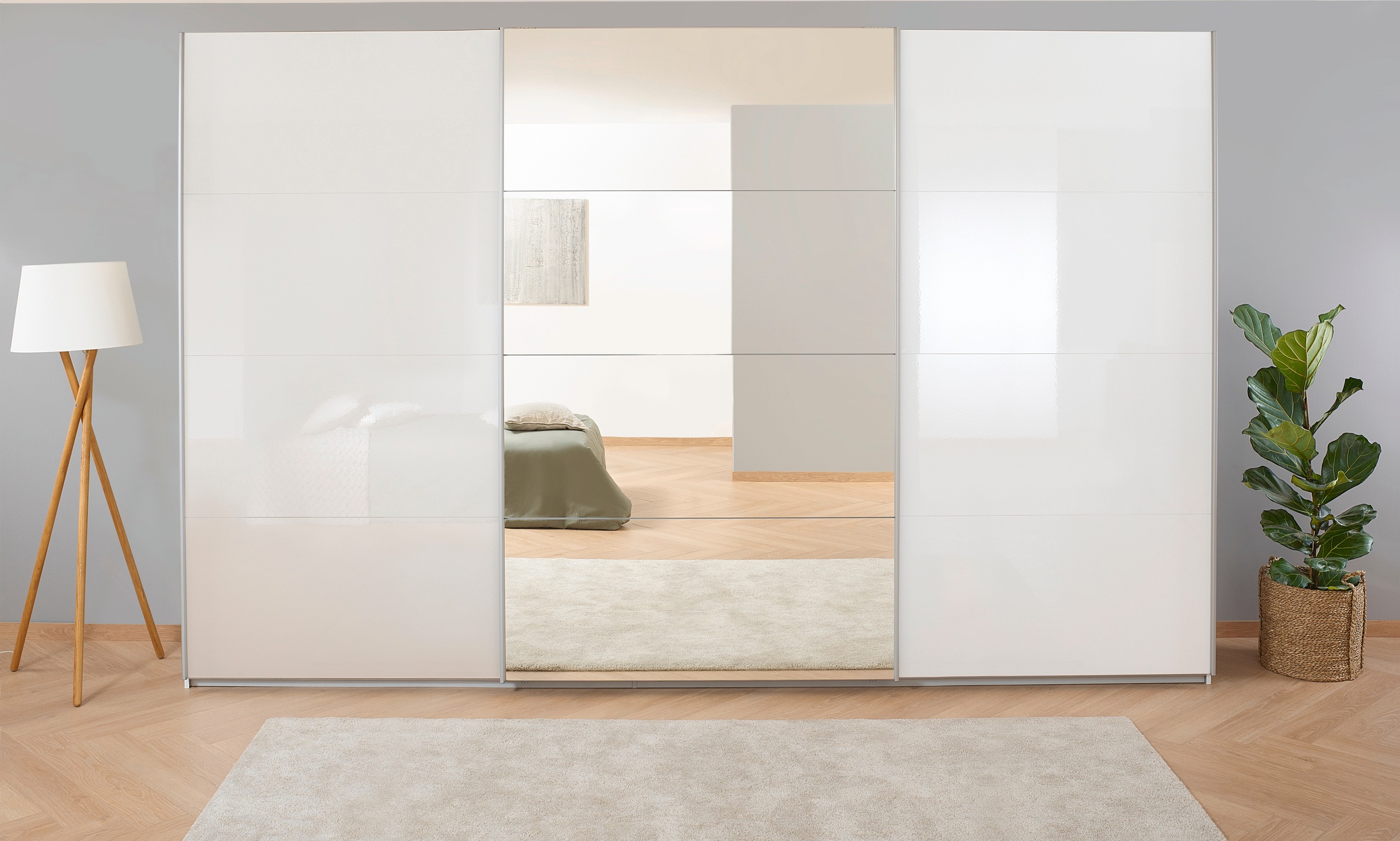 rauch Schwebetürenschrank »Kleiderschrank Schrank Garderobe KOLUNA Hochglan günstig online kaufen