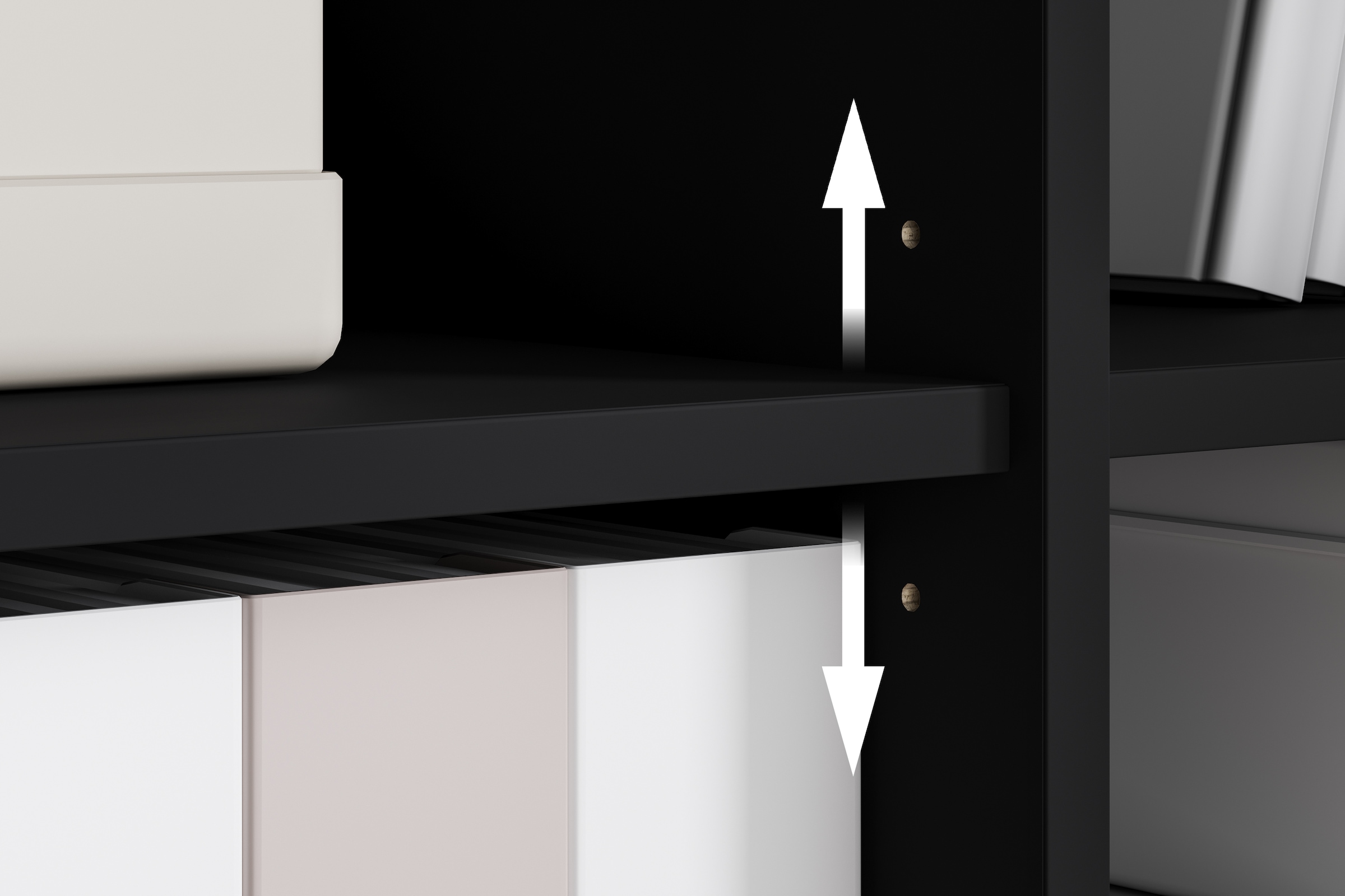 INOSIGN PC-Schrank »Kenia, Sekretär, Home Office«, (1 St.), Mit Push-to-open, Tastaturauszug und praktischem Stauraum