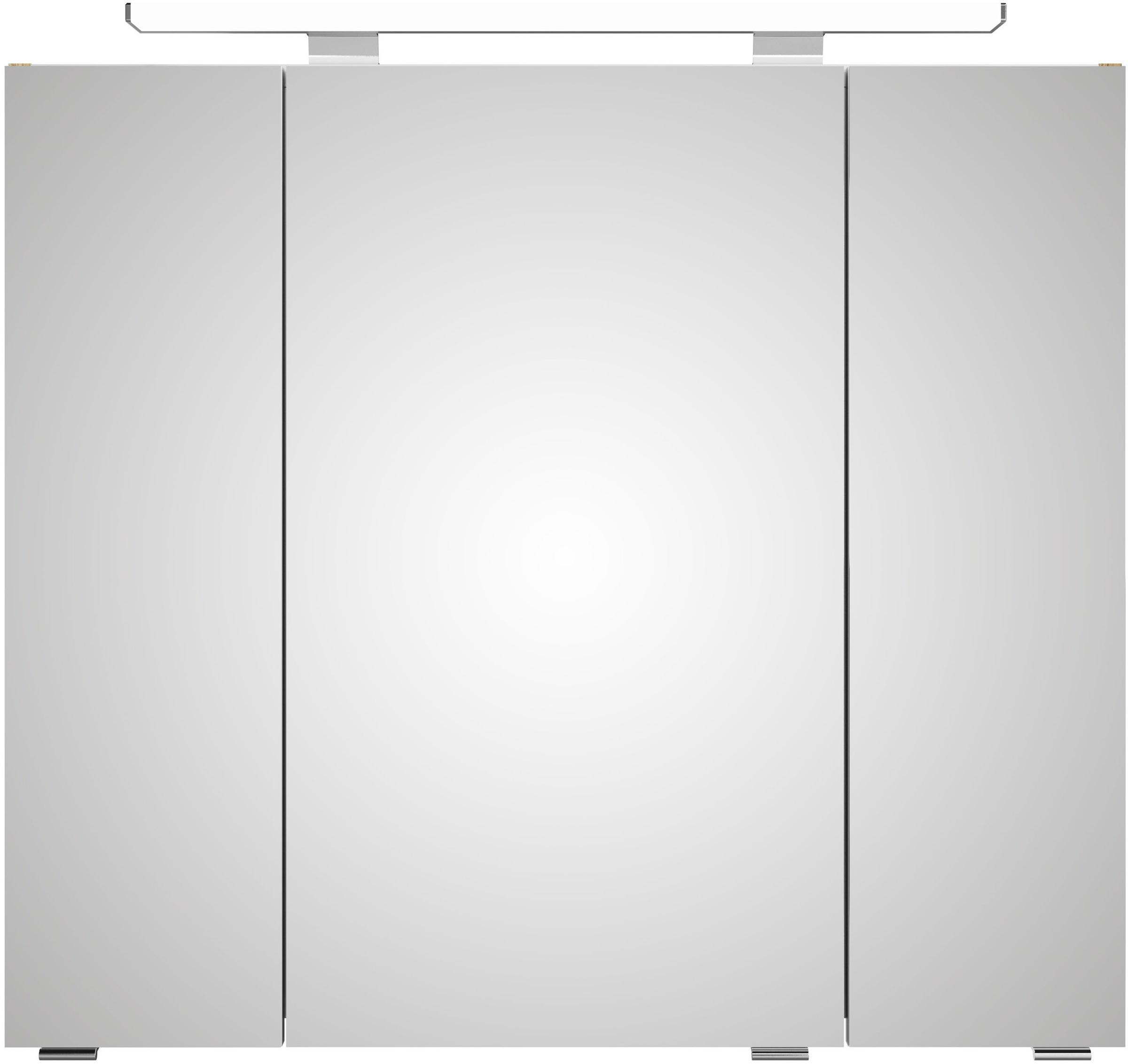 Saphir Badmöbel-Set »Serie 4010 5-teilig Keramik-Waschtisch mit LED-Spiegelschrank«, (Set), Bad Set mit Unterschrank, Hängeschrank, Midischrank, inkl. Türdämpfer