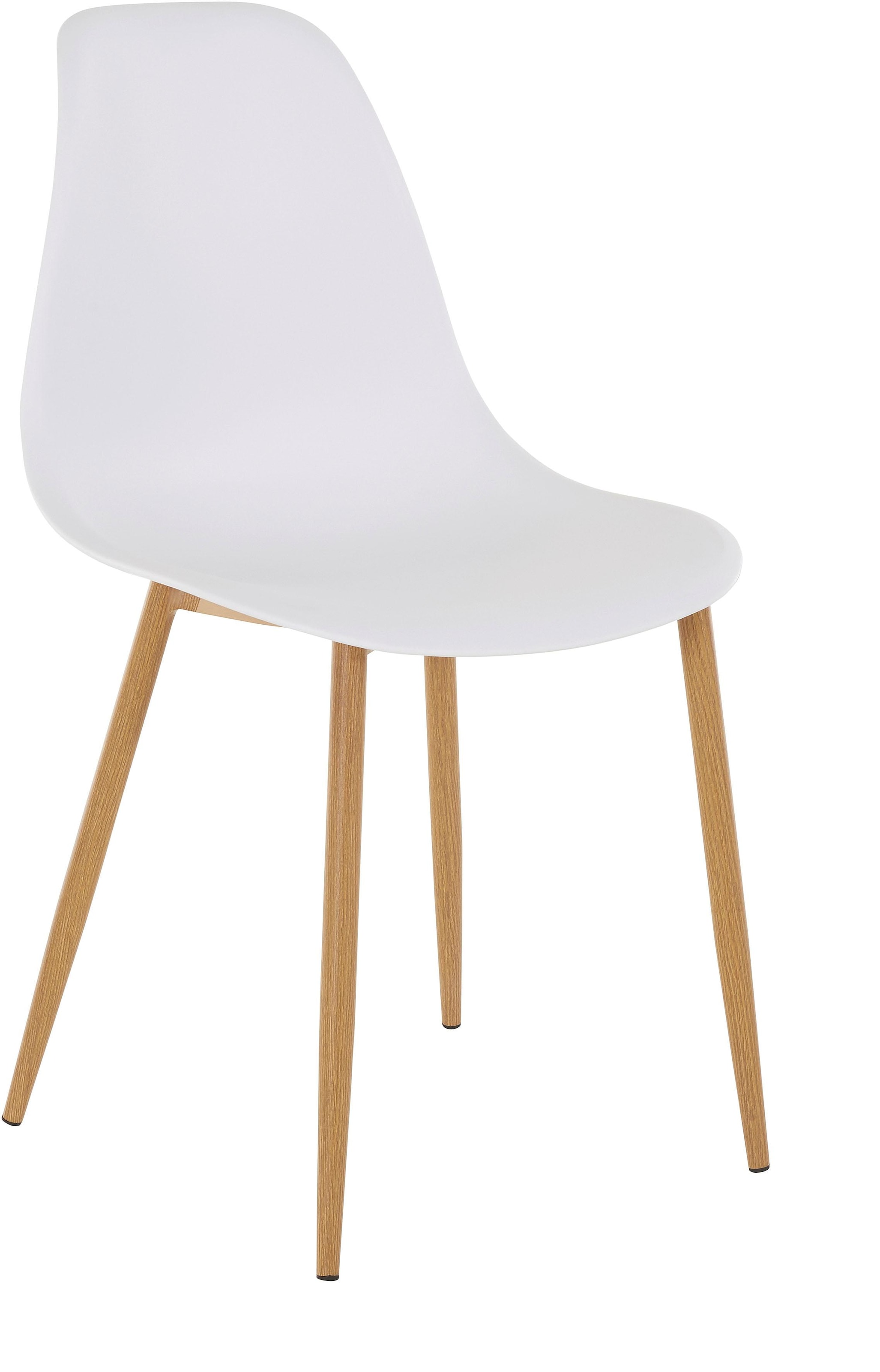 INOSIGN »Miller«, (Set, 5 4 Stühlen (Kunststoffschale) mit kaufen tlg.), Essgruppe online Eckiger Glastisch