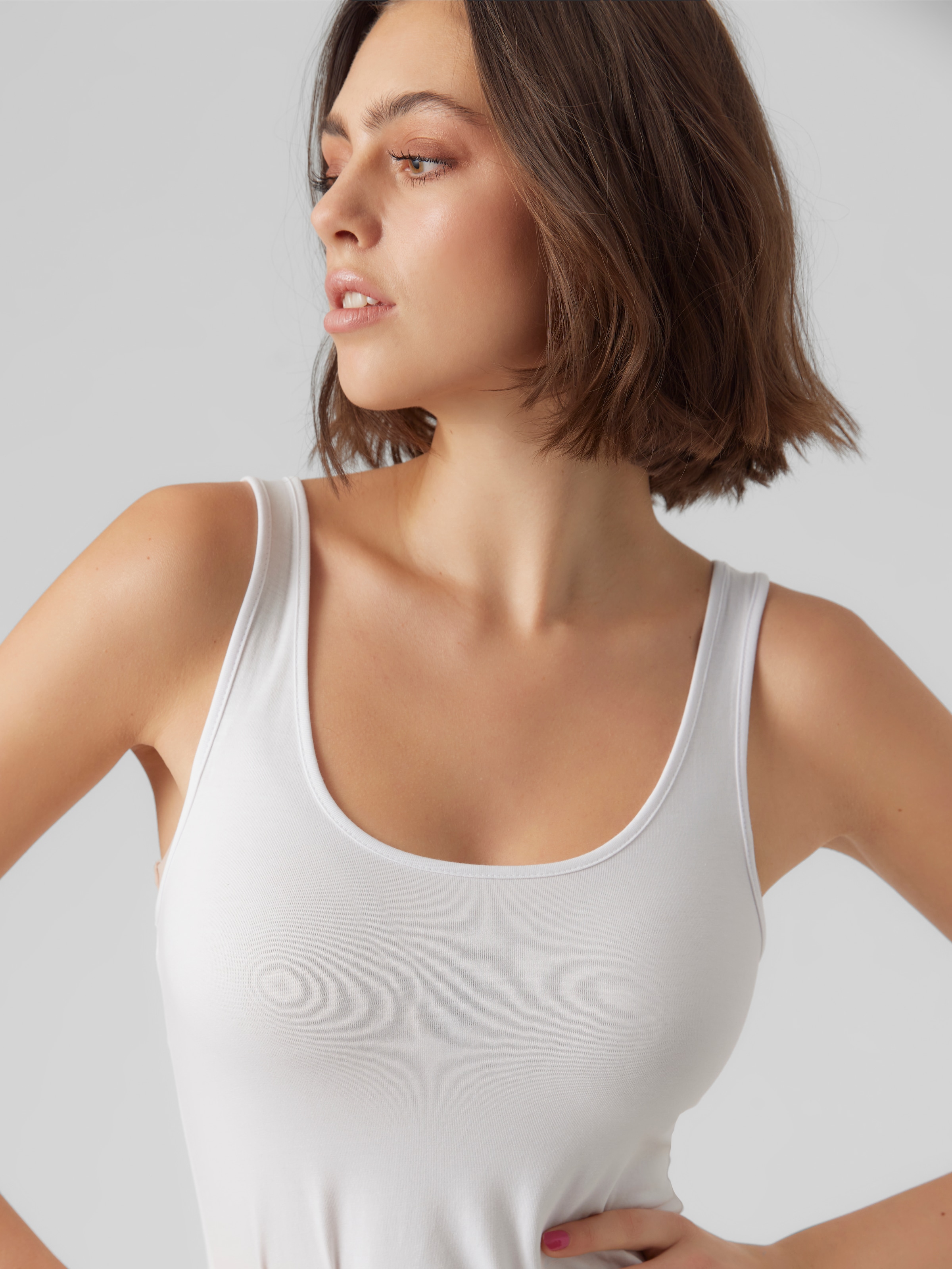 Vero Moda Tanktop »VMMAXI MY SOFT LONG TANK TOP 2-PACK« Packung, 2 Stk.