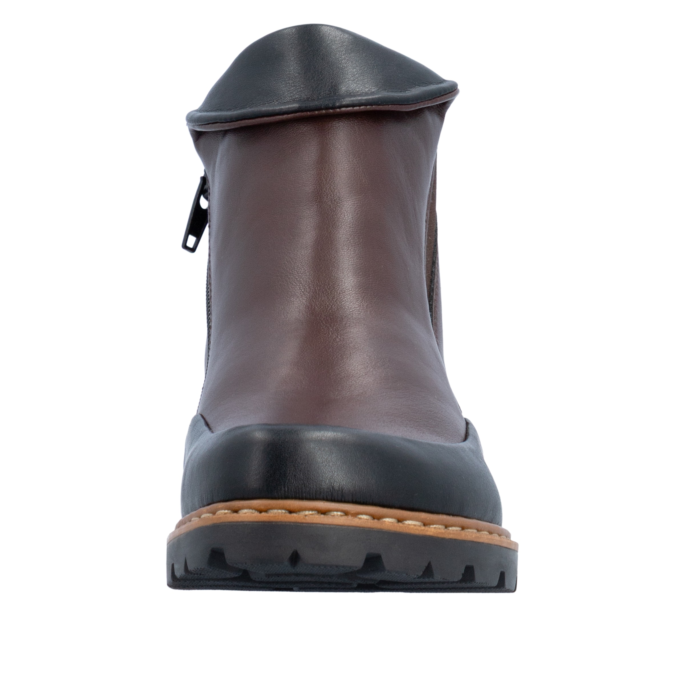 Rieker Chelseaboots  Ankleboots, Stiefelette, Blockabsatz, mit Kragen und Reißverschluss