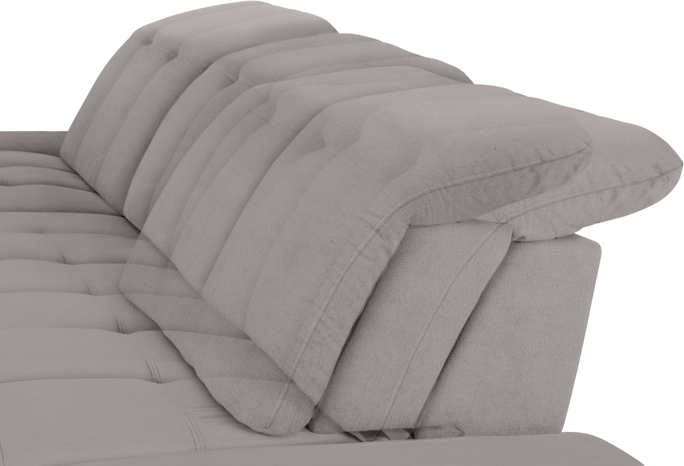 COTTA Ecksofa »Holiday L-Form mit Sitztiefen-, Armteil- und Kopfteilverstellung«, wahlweise mit Bettfunktion & Bettkasten