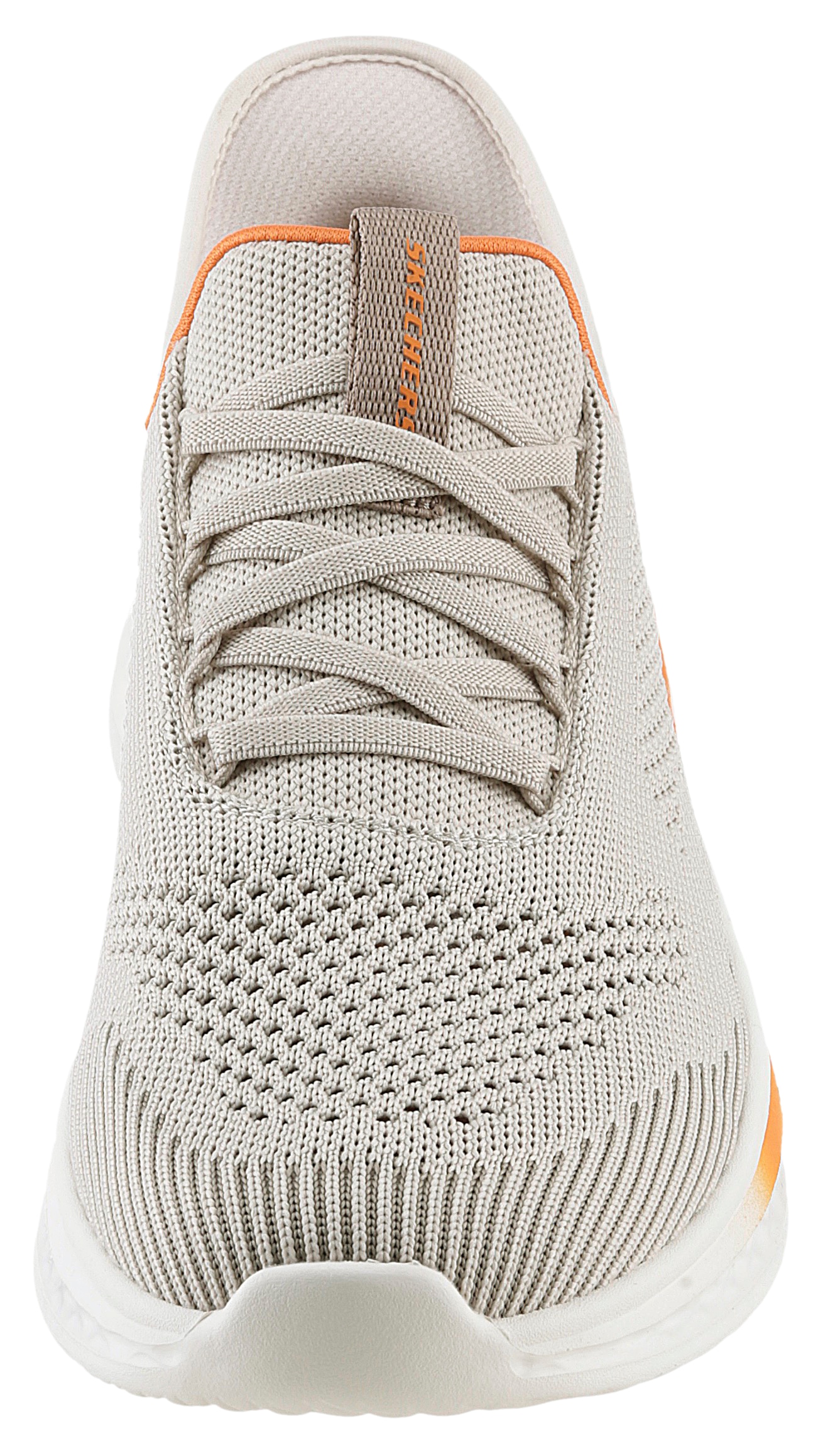 Skechers Slip-On Sneaker »SLADE-QUINTO«, Slipper, Freizeitschuh mit dezenten Kontrastbesatz