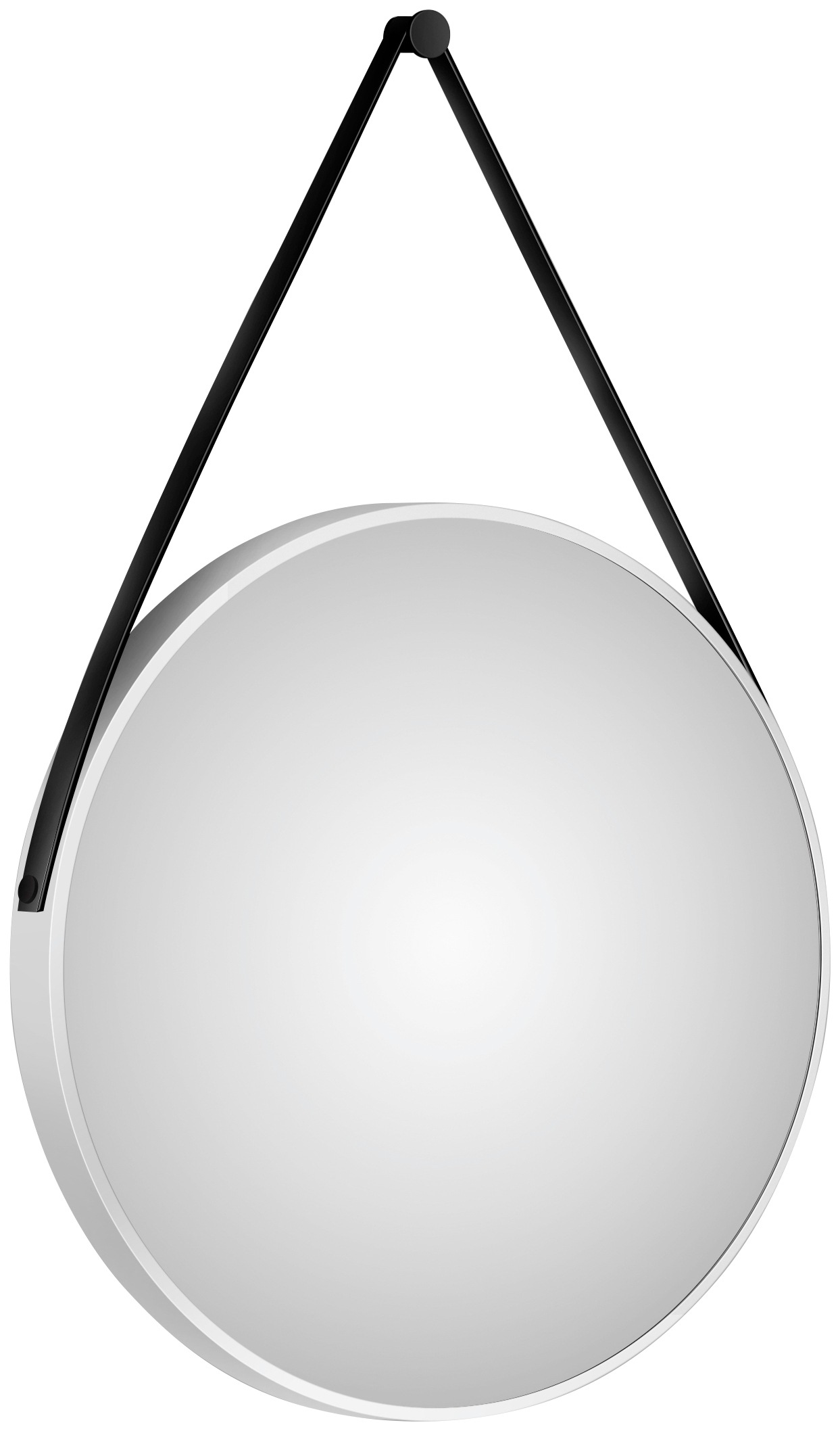 Talos Wandspiegel, dekorativer runder Spiegel mit Aluminiumrahmen, Ø 80 cm günstig online kaufen