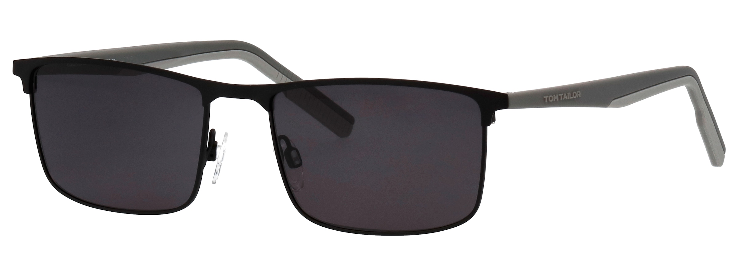 TOM TAILOR Sonnenbrille »Modell 677000« Form Karree/Eckig, Logoschriftzug auf Bügel, Kombifassung
