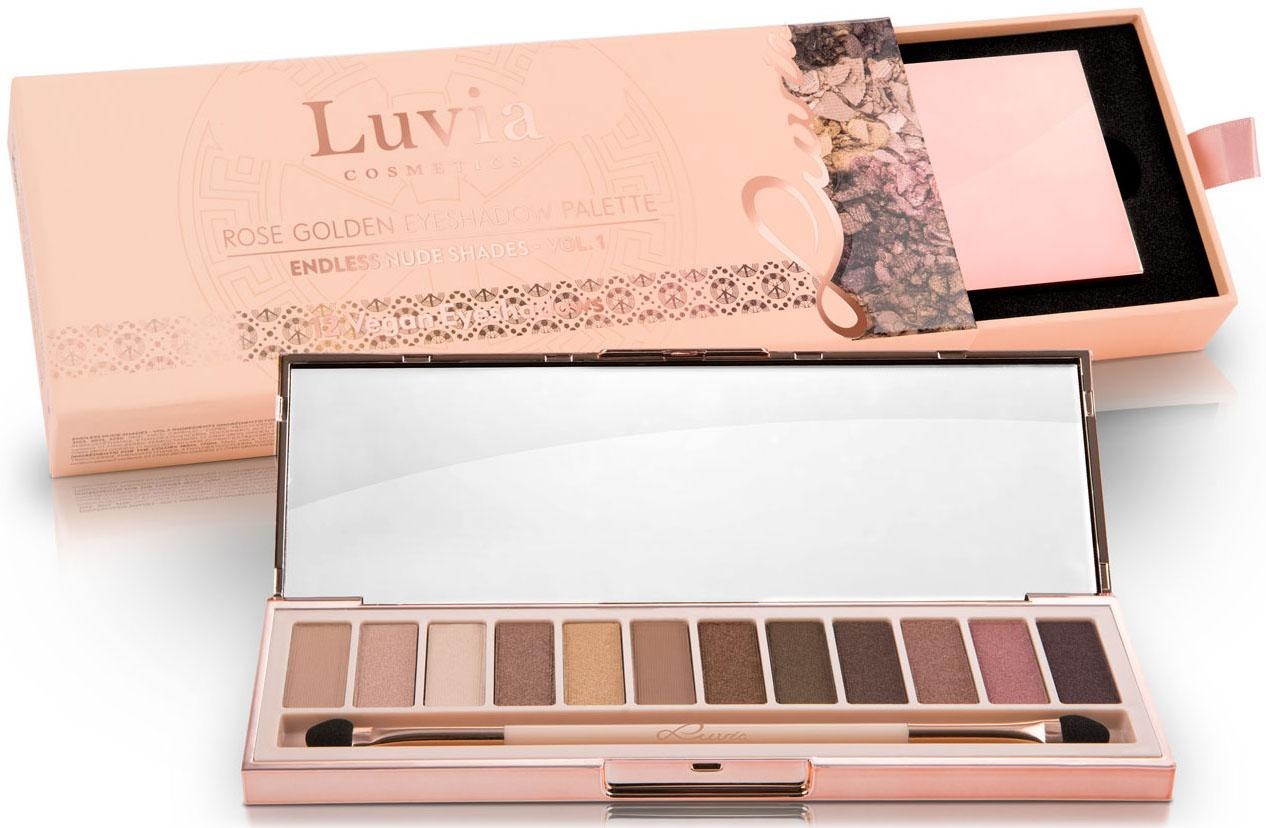 Luvia Cosmetics Lidschatten-Palette »Endless Nude Shades Vol.1«, Vegane Lidschatten-Palette