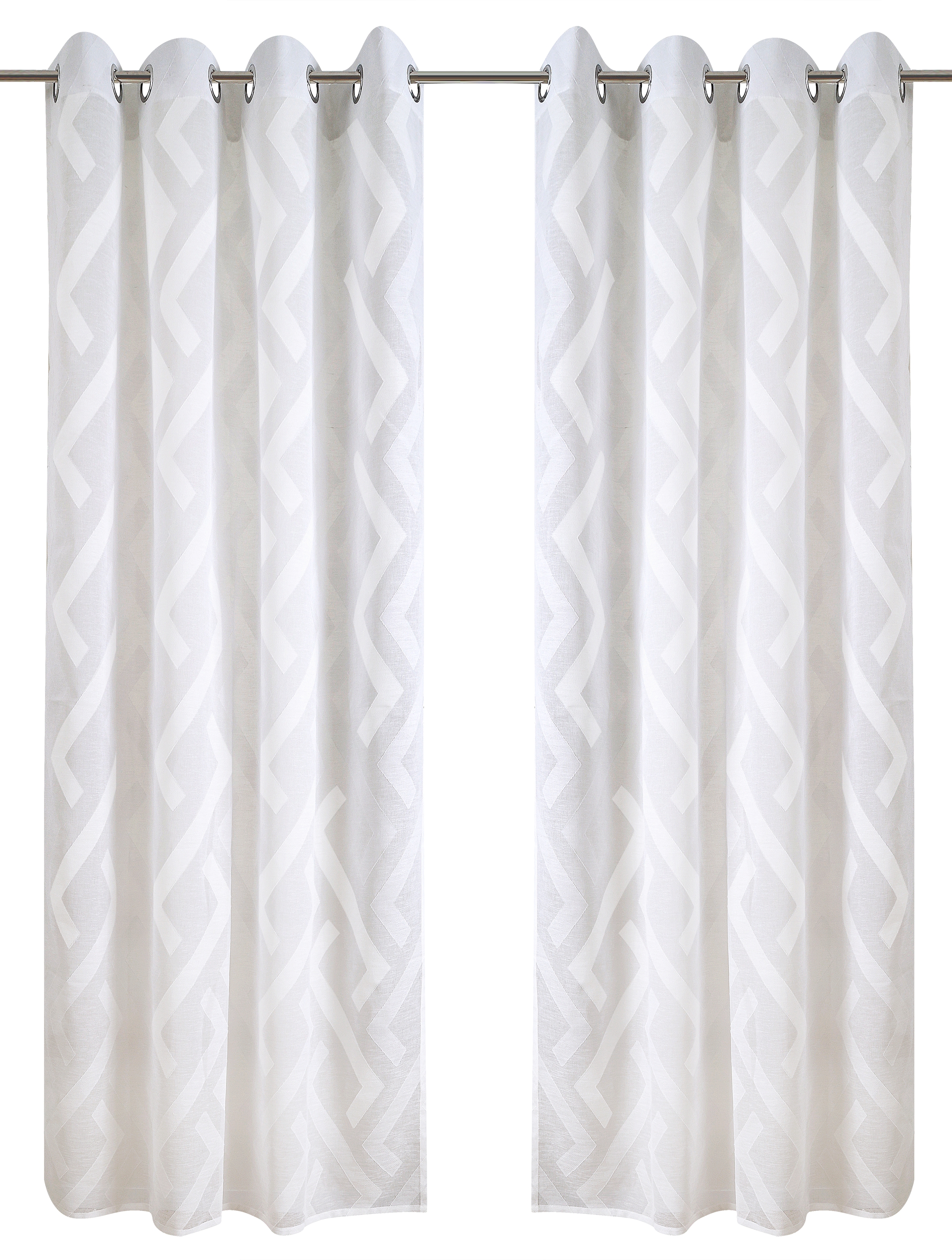 Bruno Banani Gardine »Lynn« Ösen 1 Stk. tlg. schöner Schal, Scherli, zeitlo günstig online kaufen