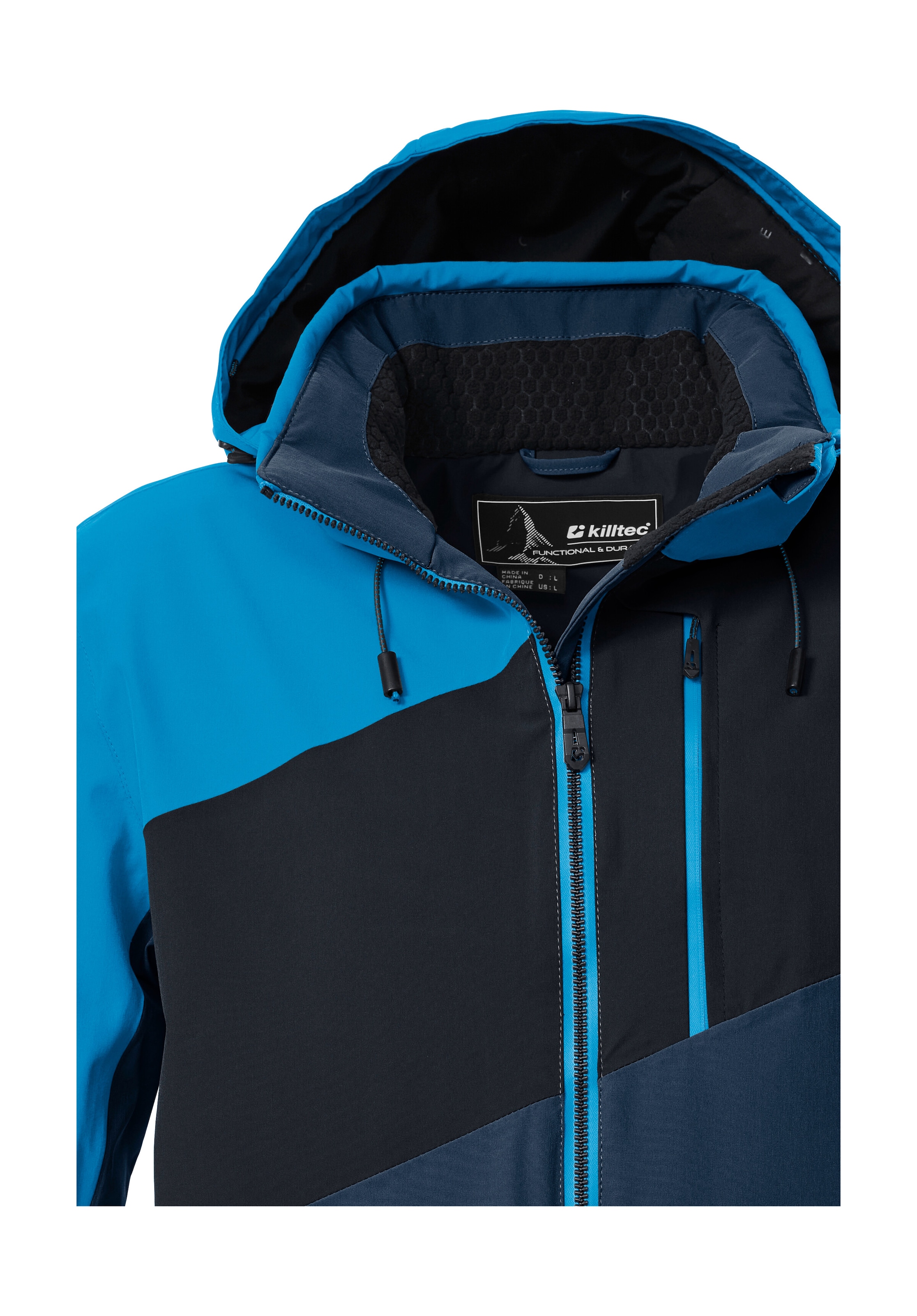 Killtec Skijacke »KSW 32 MN SKI JCKT«, Wasserdichte, atmungsaktive Skijacke mit abnehmbarer Kapuze